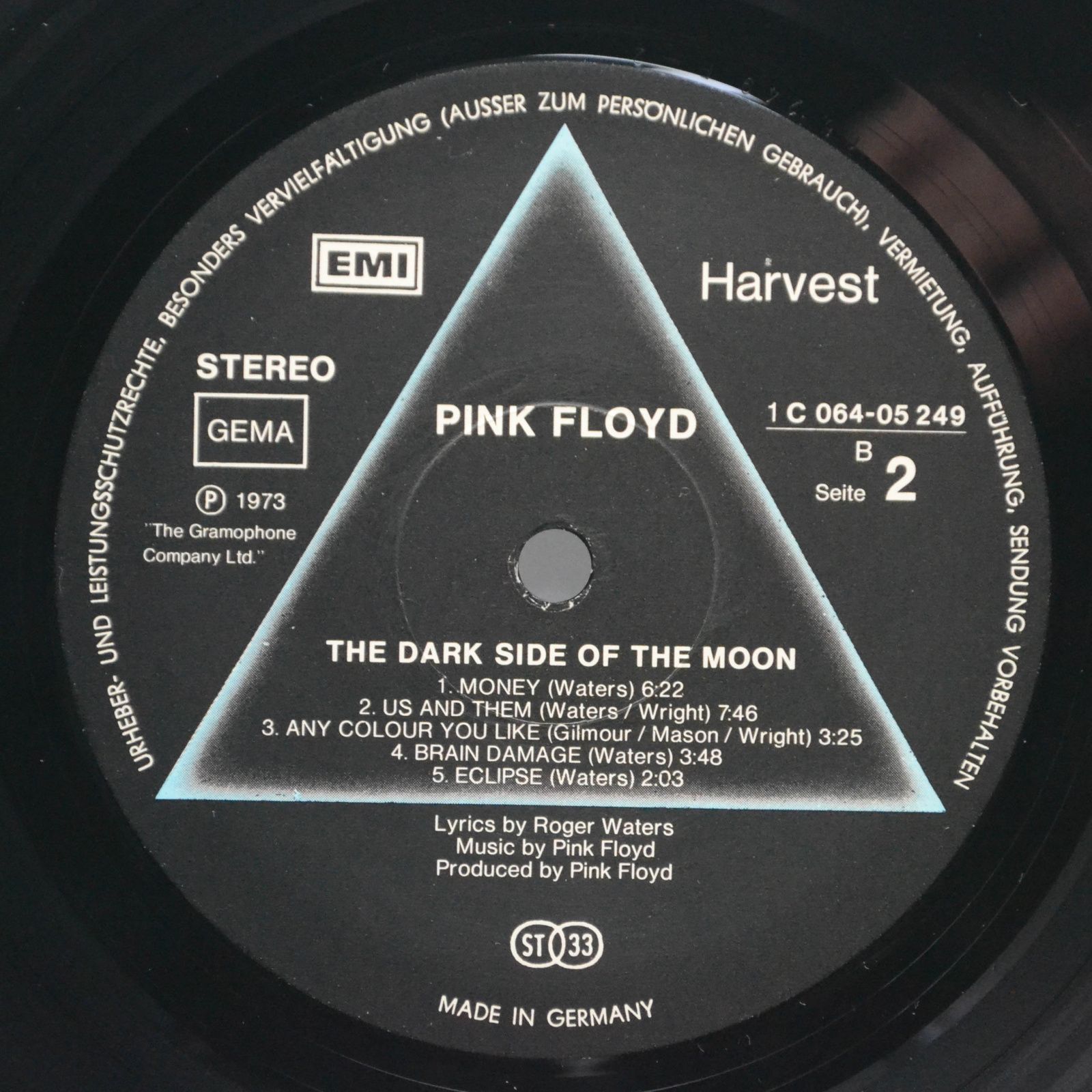 Pink Floyd — The Dark Side Of The Moon (1 poster), 1973