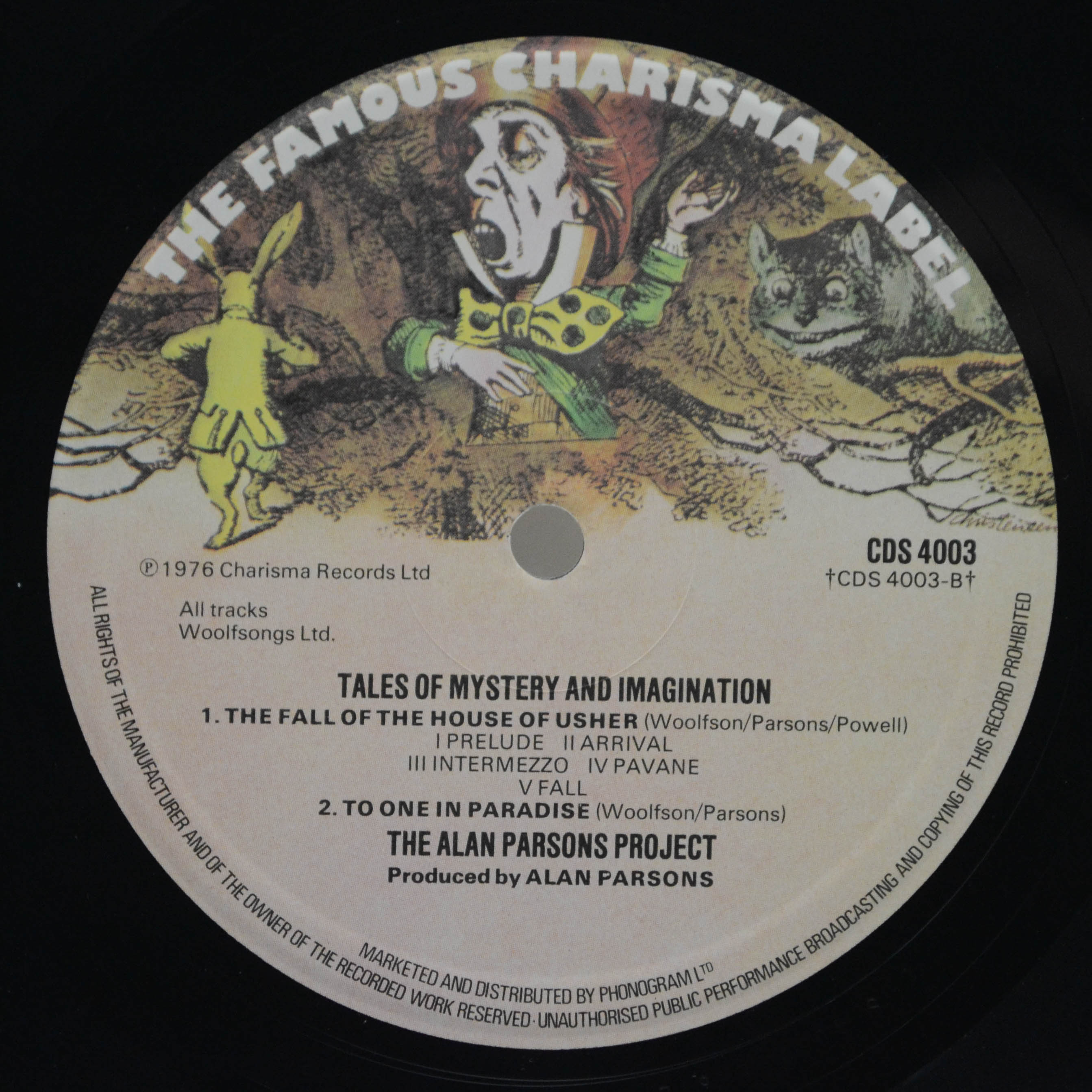 Alan Parsons Project — Tales Of Mystery And Imagination • Edgar Allan Poe, 1976