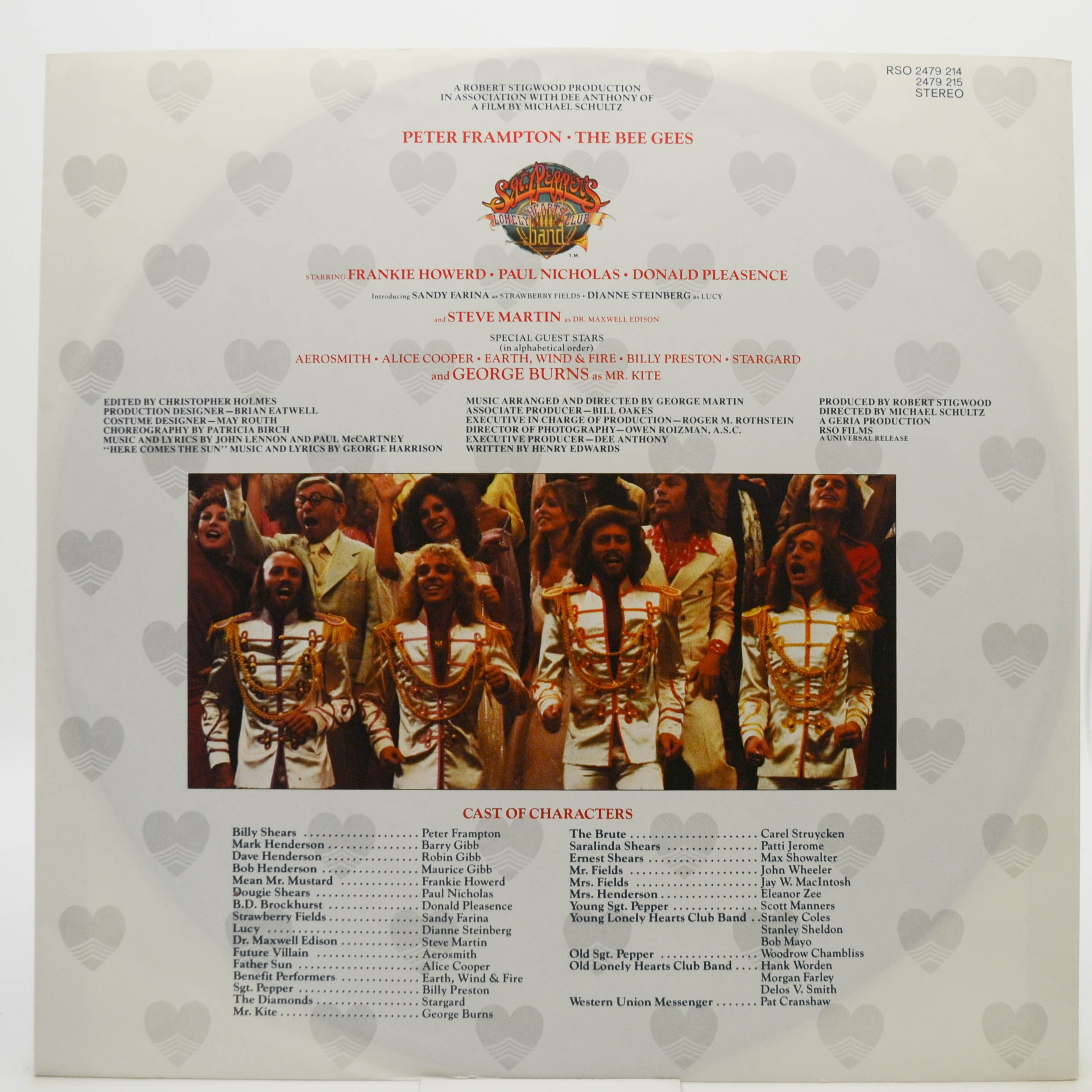 Виниловая пластинка Various — Sgt. Pepper's Lonely Hearts Club Band (The Original Motion Picture Soundtrack) (2LP, poster), 1978