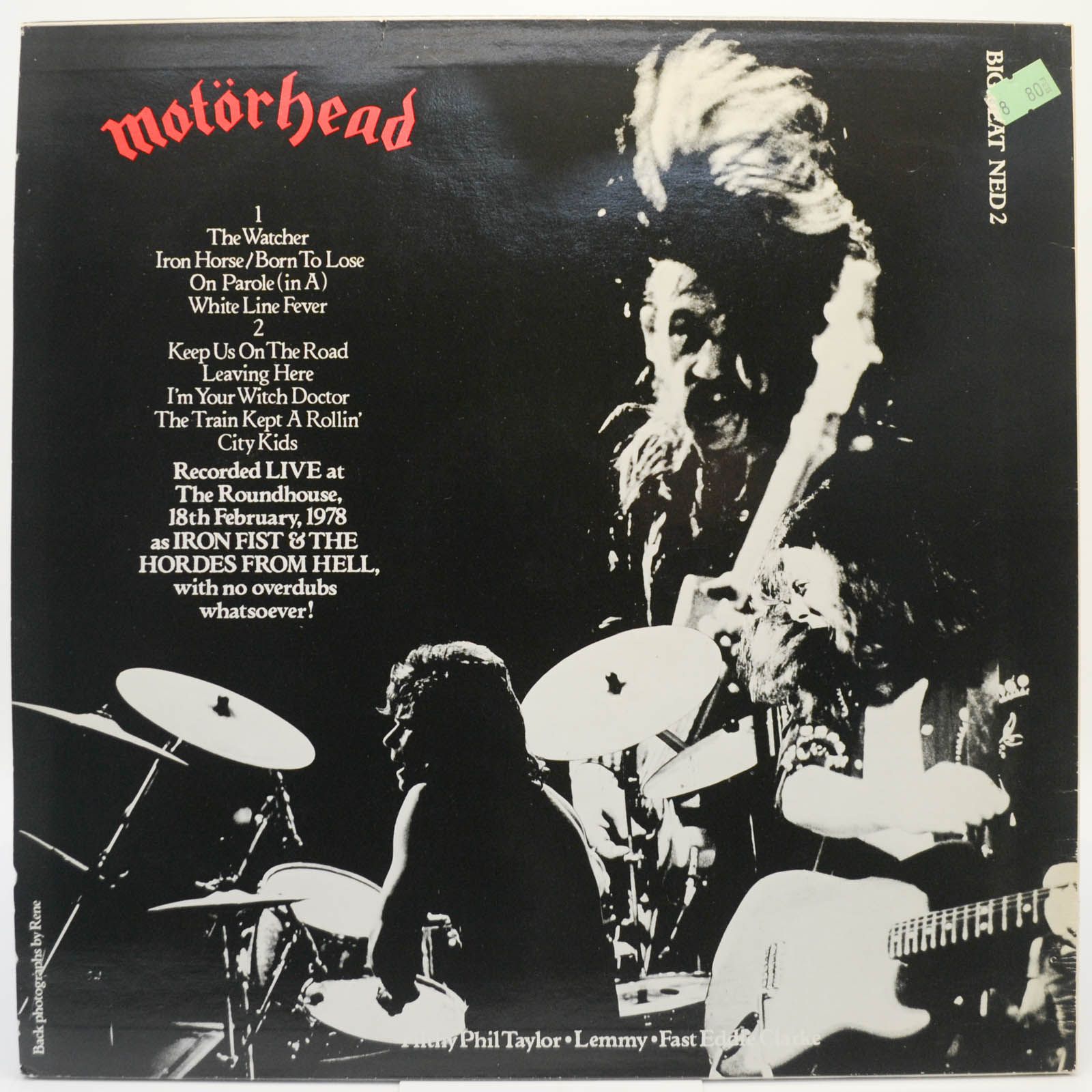 Motörhead — What's Words Worth? (Recorded Live 1978) (UK), 1983