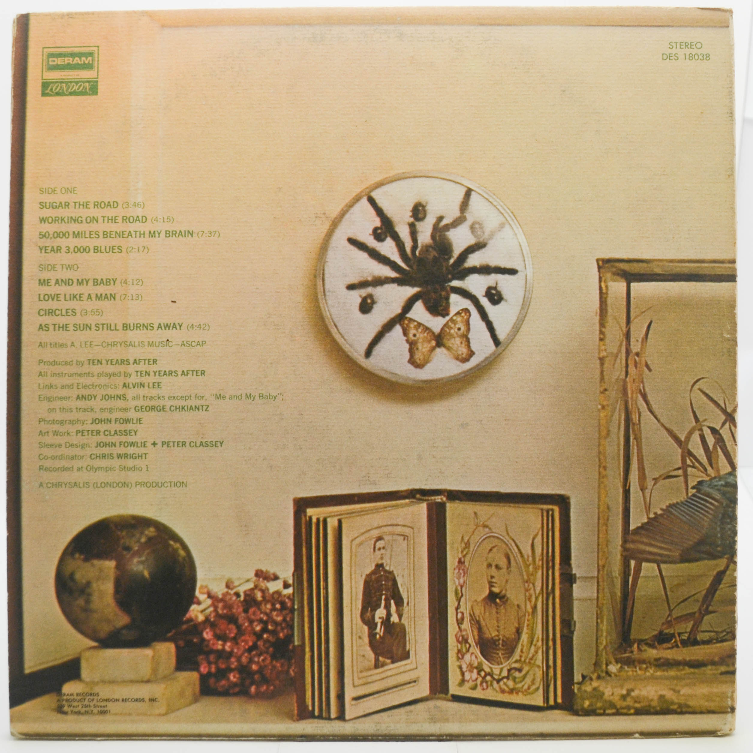 Виниловая пластинка Ten Years After — Cricklewood Green (USA), 1970