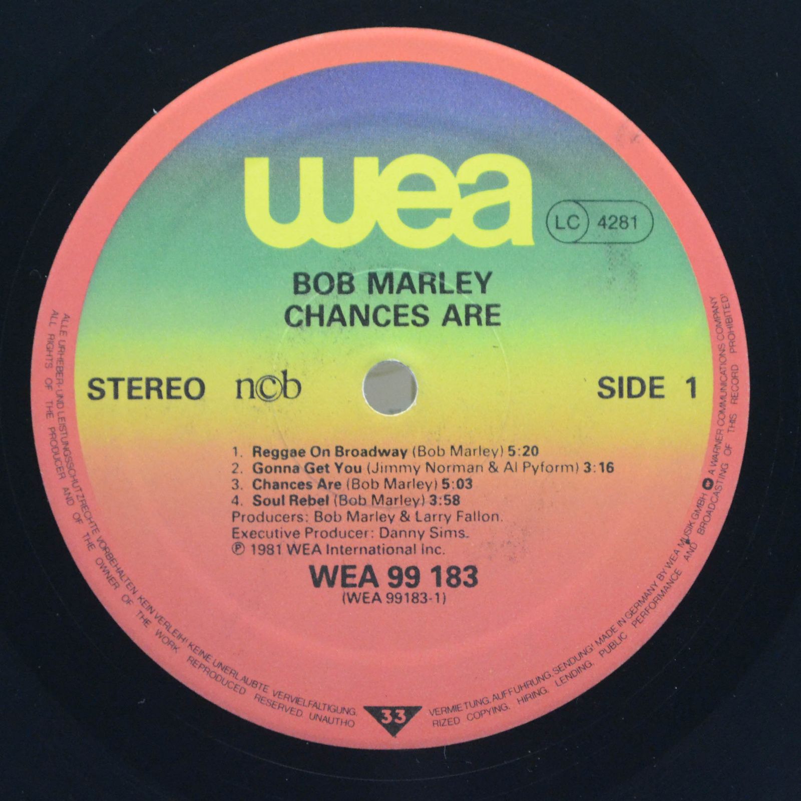 Bob Marley — Chances Are, 1981