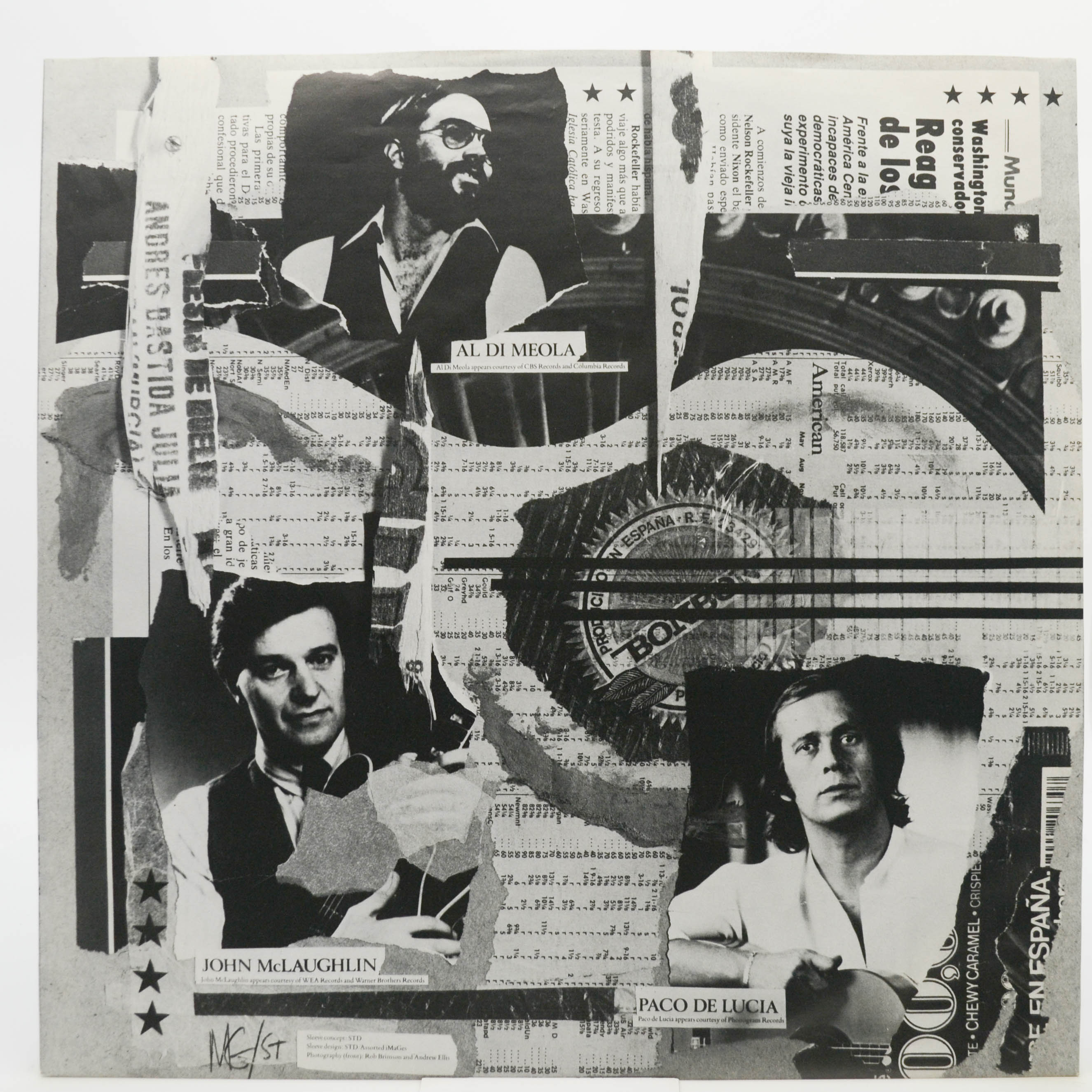 John McLaughlin - Al Di Meola - Paco De Lucía — Passion, Grace & Fire, 1983