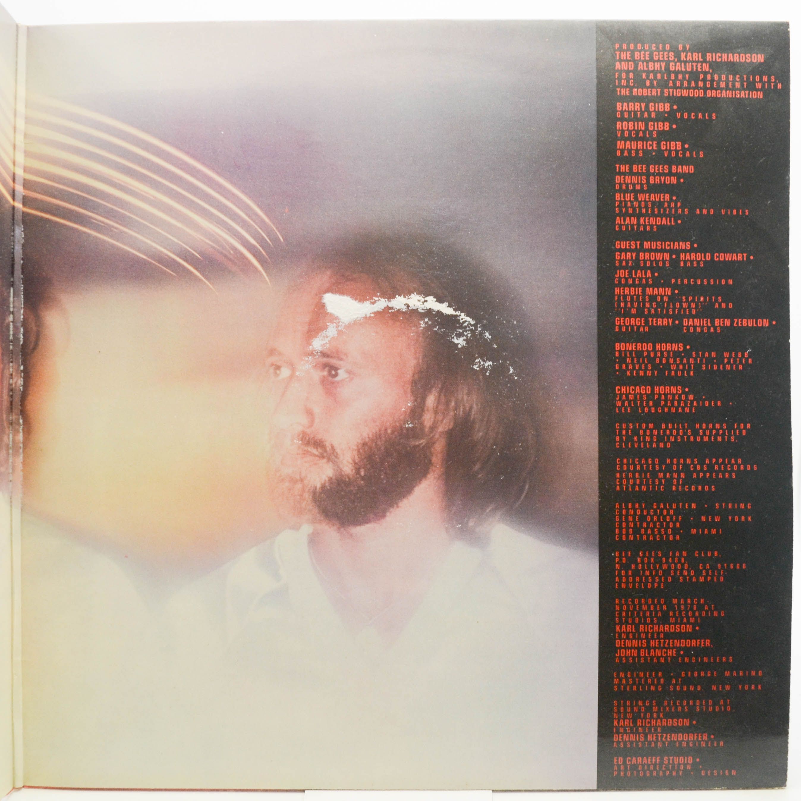 Bee Gees — Spirits Having Flown (1-st, UK), 1979