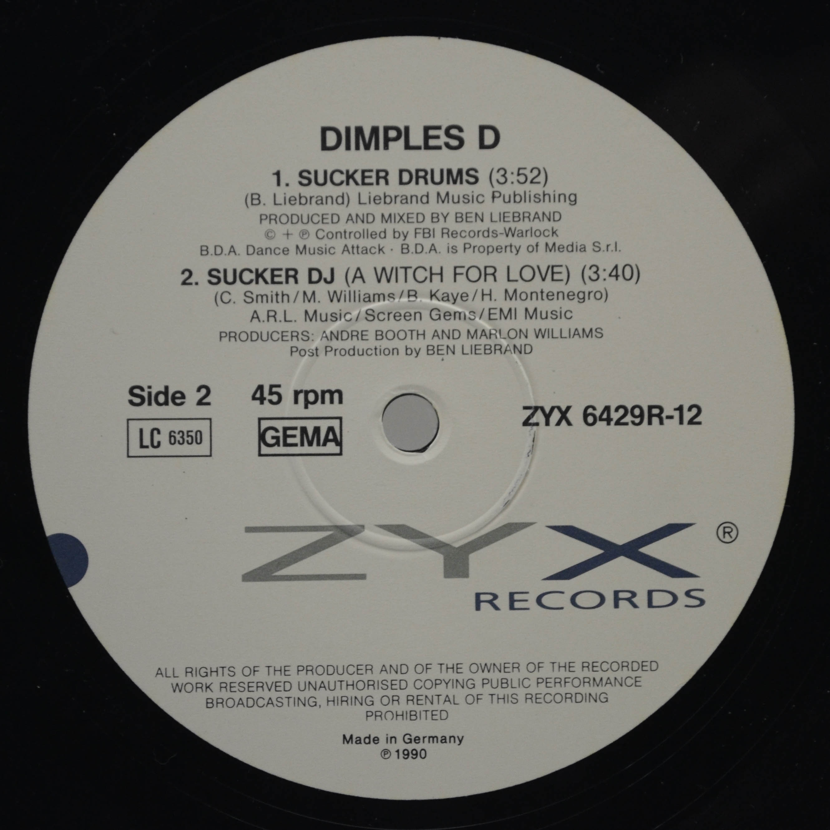 Dimples D — Resucker DJ (Remix), 1990