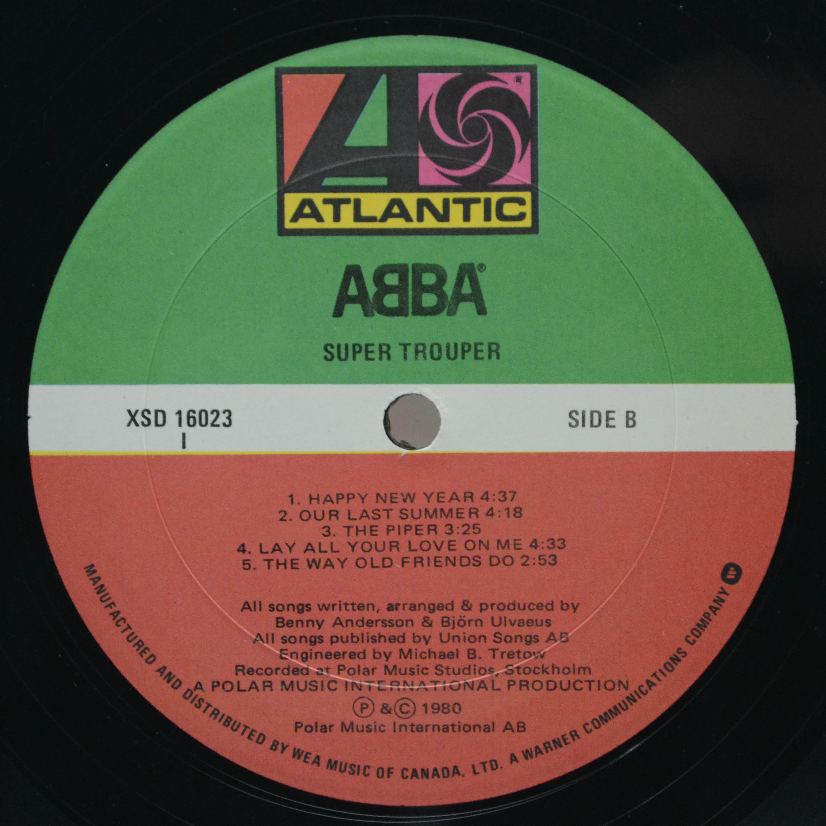 ABBA — Super Trouper, 1980