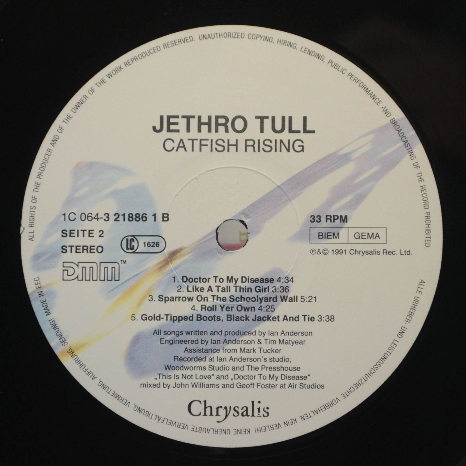 Jethro Tull — Catfish Rising, 1991