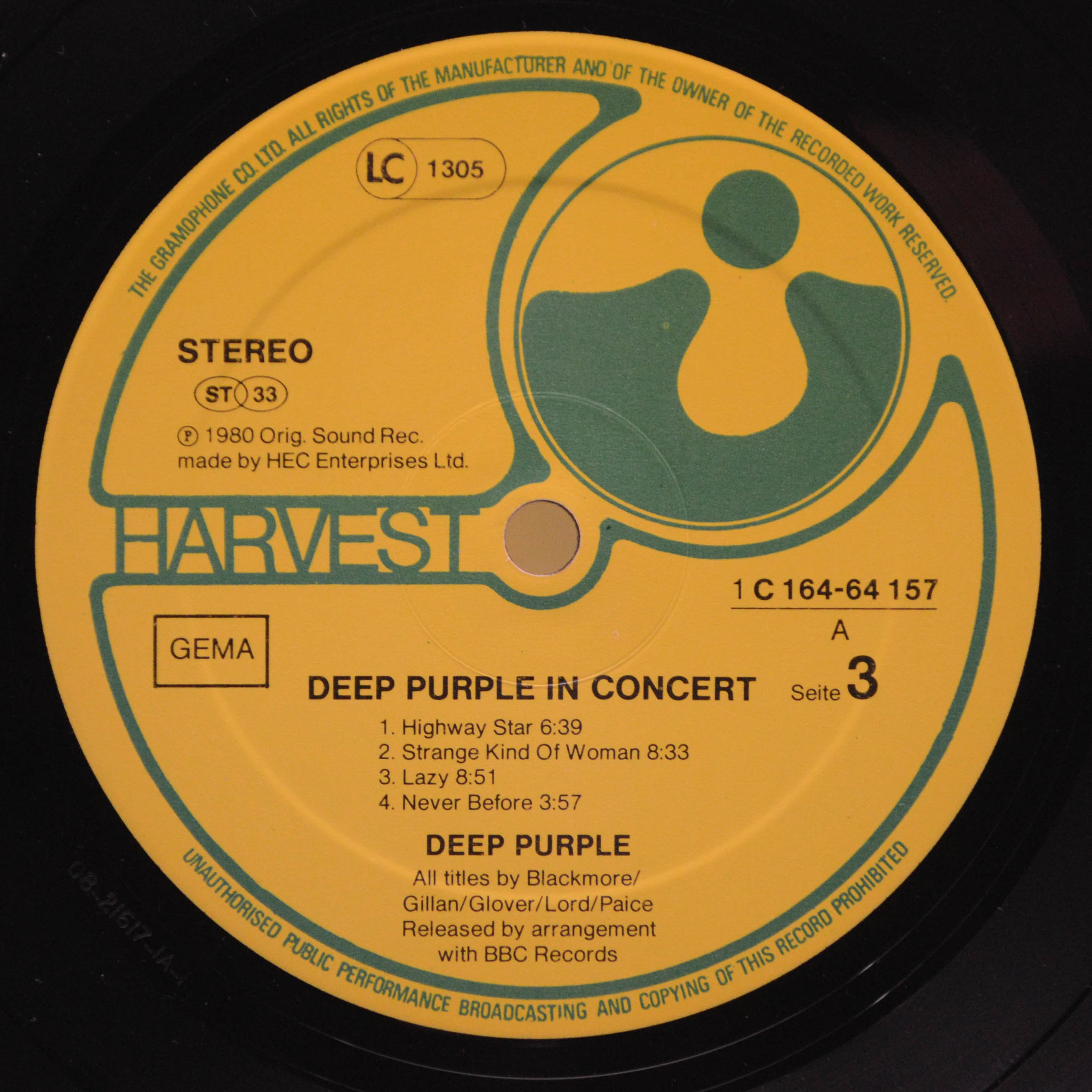 Deep Purple — In Concert, 1980