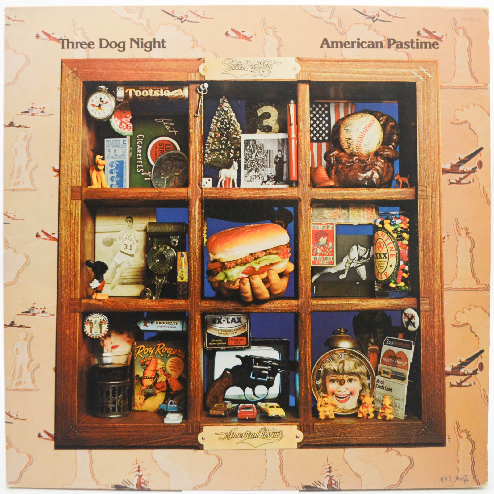 Виниловая пластинка Three Dog Night — American Pastime (1-st, USA), 1976