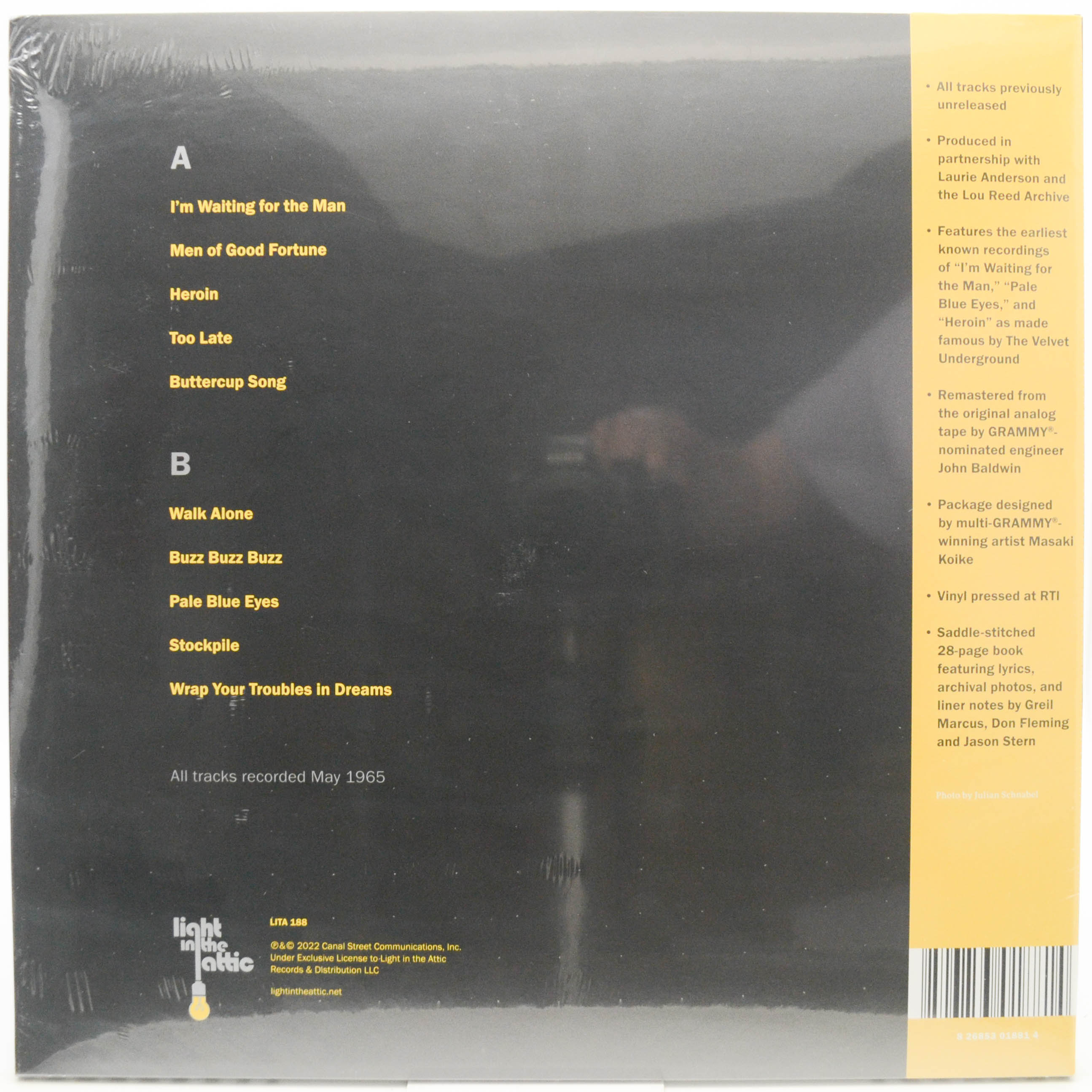 Lou Reed — Words & Music, May 1965, 2022