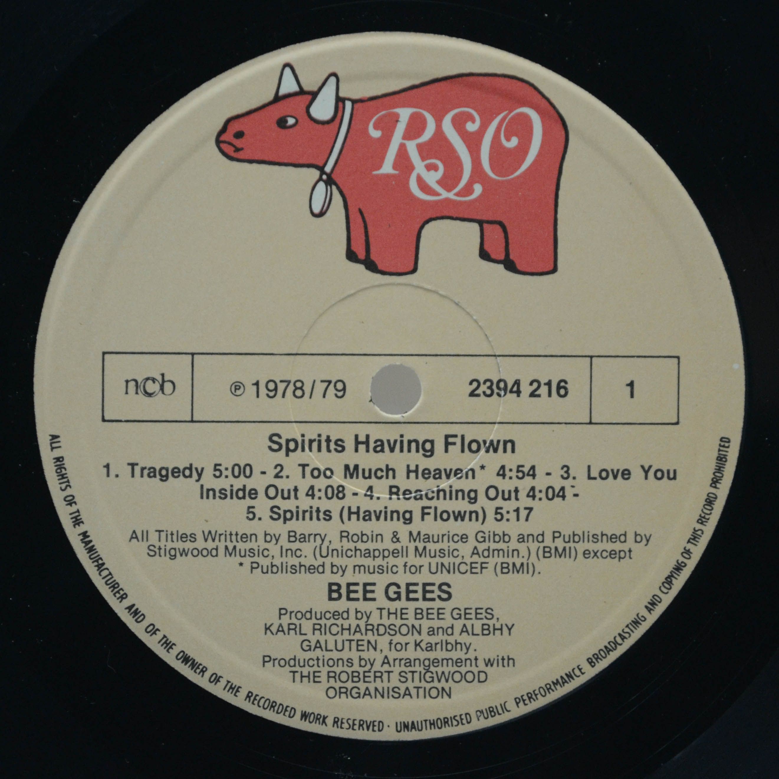 Bee Gees — Spirits Having Flown, 1979