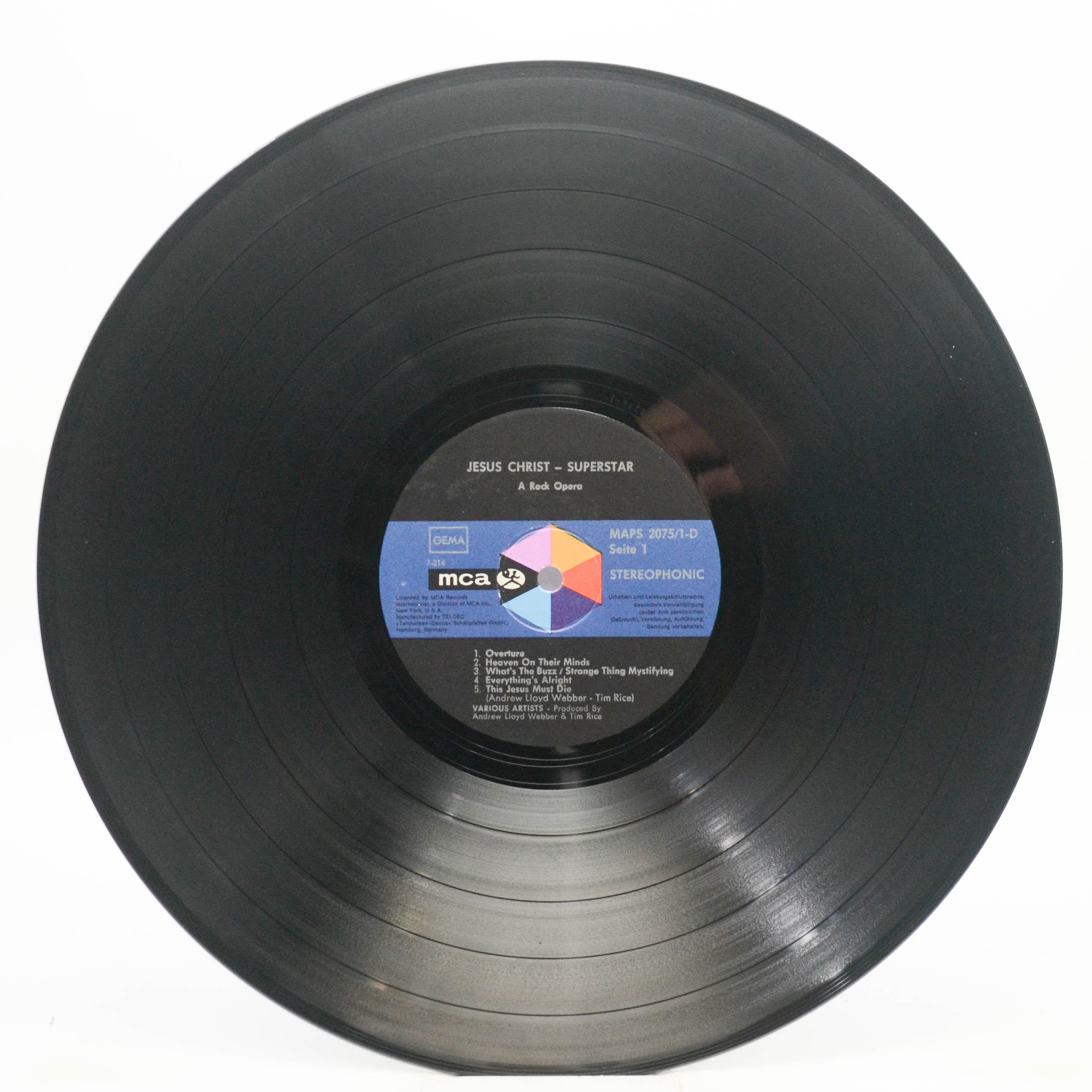 Various — Jesus Christ Superstar (2LP, Box-set, booklet), 1970