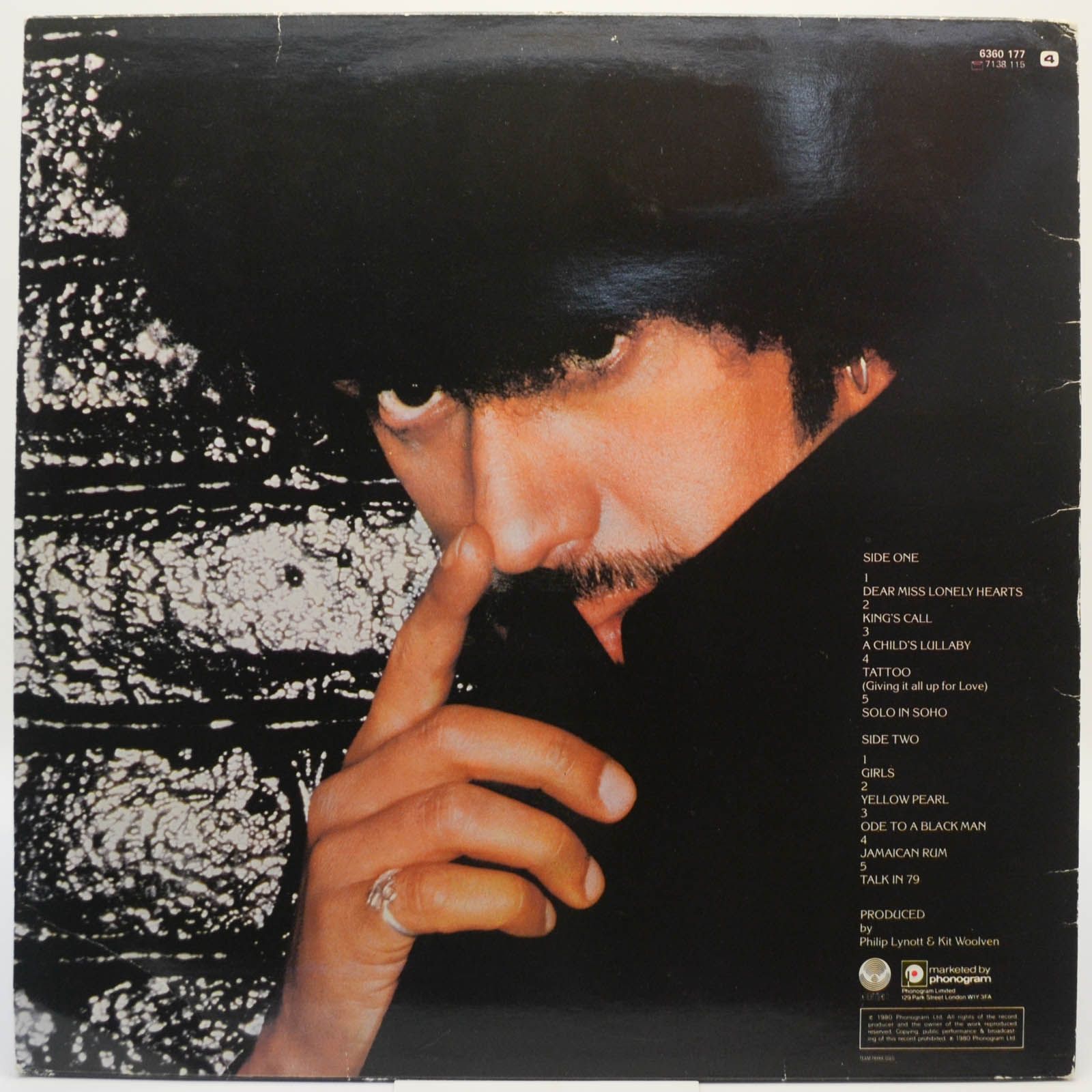Philip Lynott — Solo In Soho, 1980