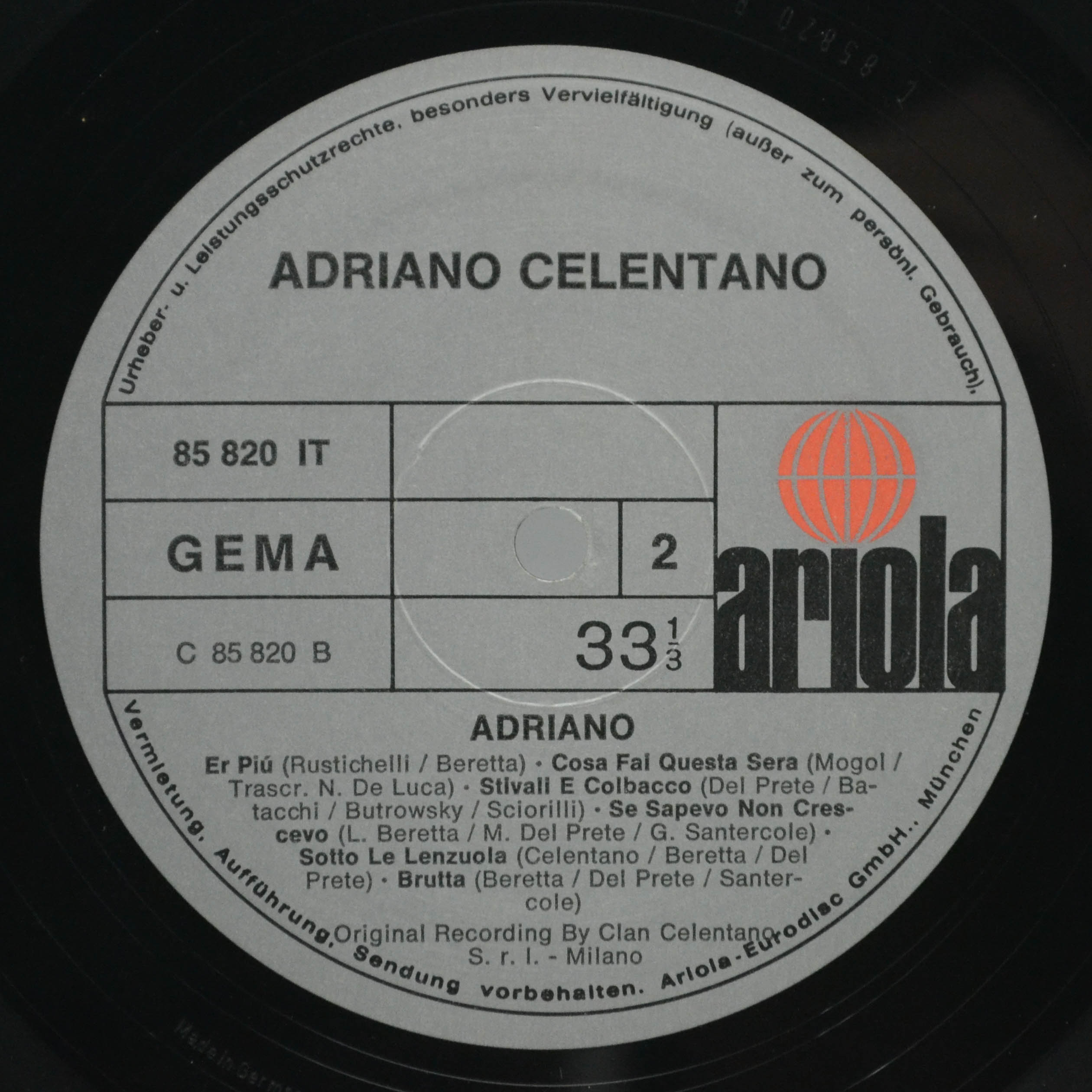 Adriano Celentano — Adriano, 1971