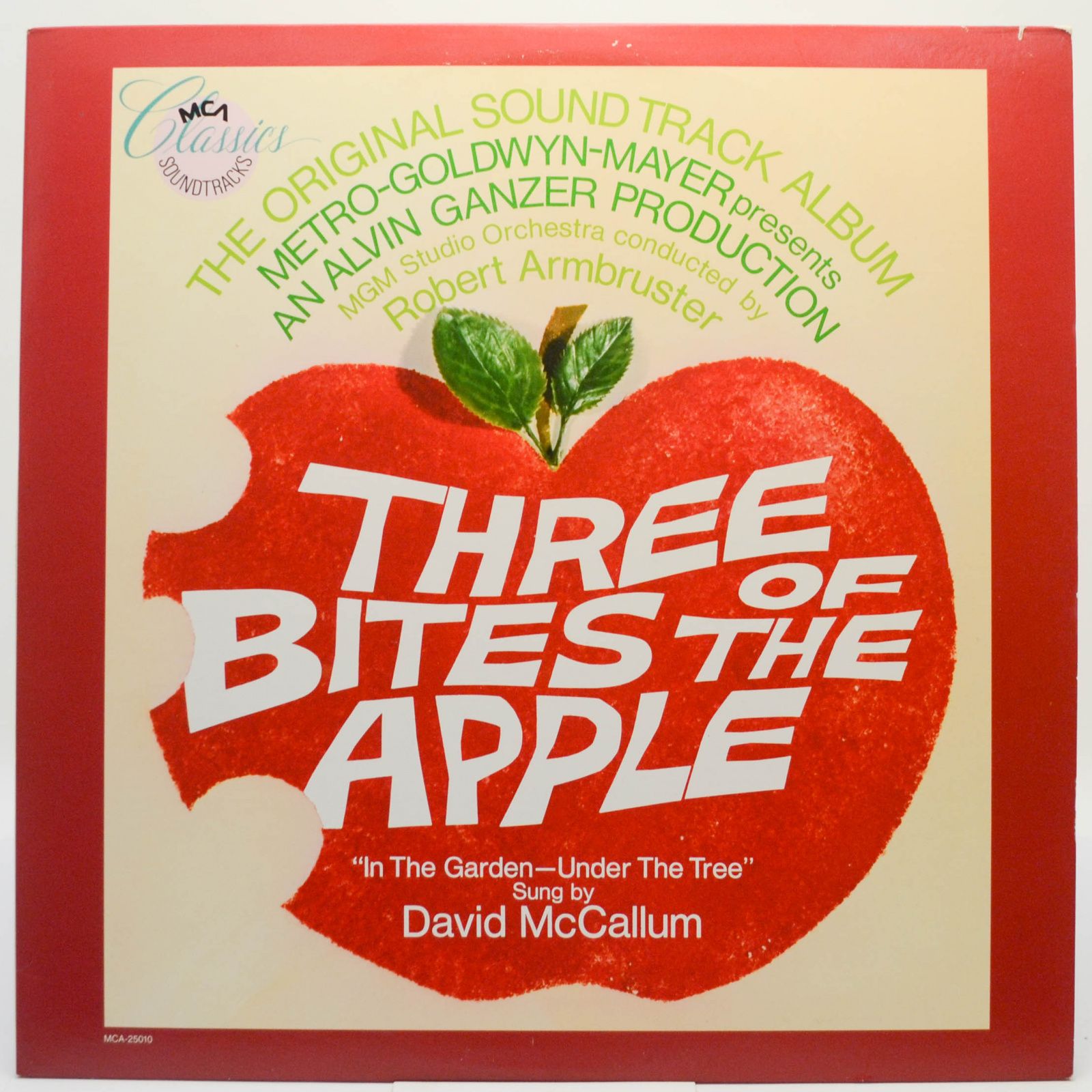 MGM Studio Orchestra Conducted By Robert Armbruster — Three Bites Of The Apple (The Original Sound Track Album), 1986
