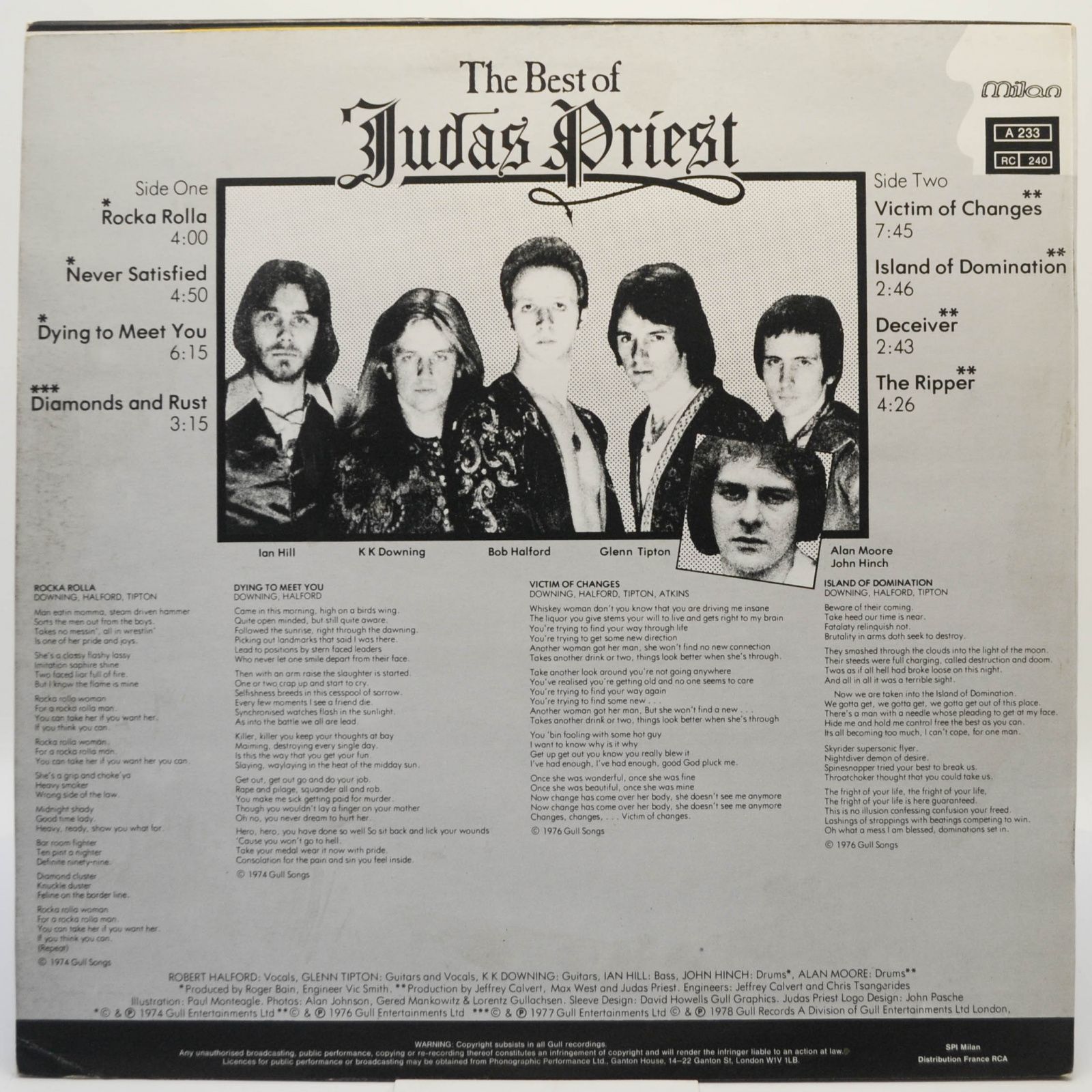 Judas Priest — The Best Of Judas Priest, 1983