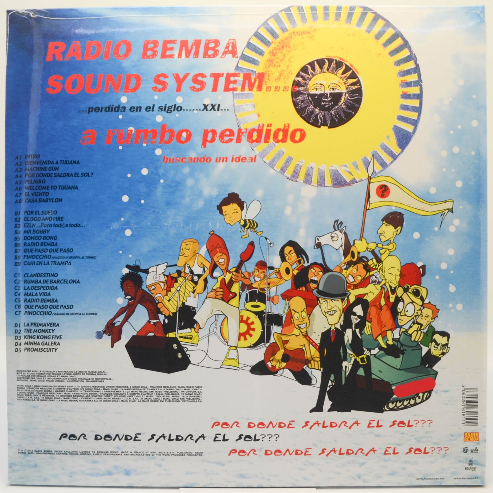 Manu Chao — Radio Bemba Sound System (2LP), 2002