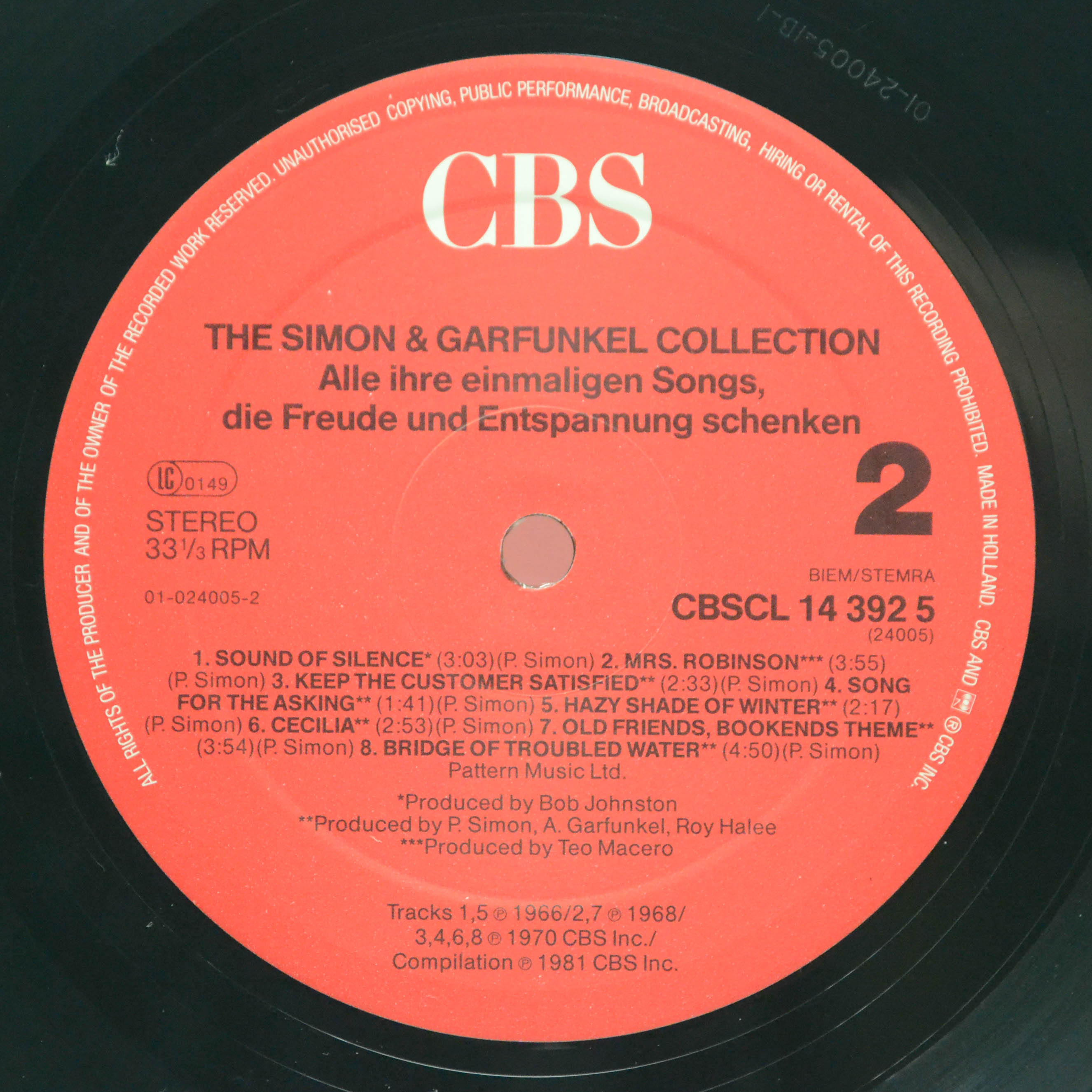 Simon & Garfunkel — The Simon & Garfunkel Collection,