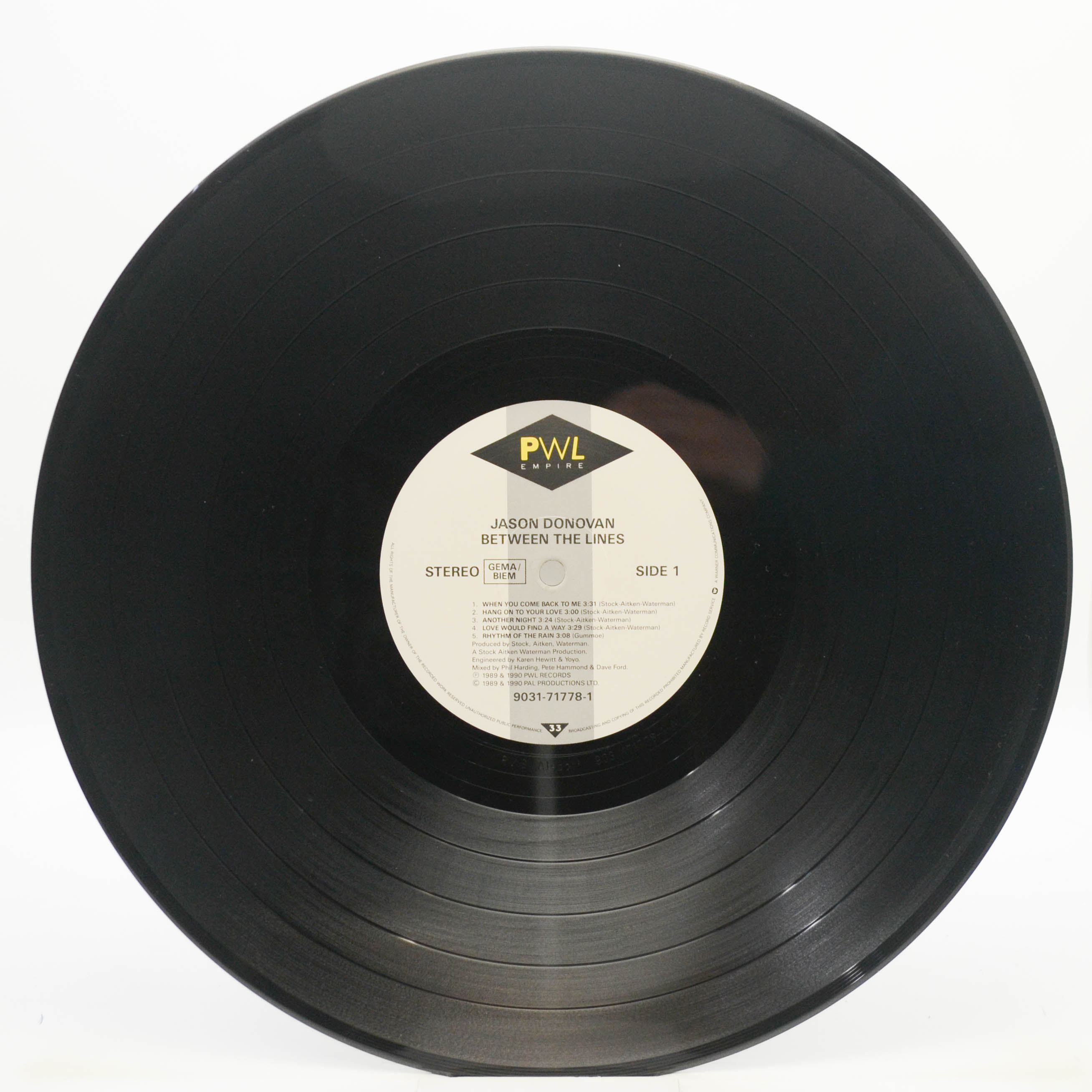 Jason Donovan — Between The Lines, 1990