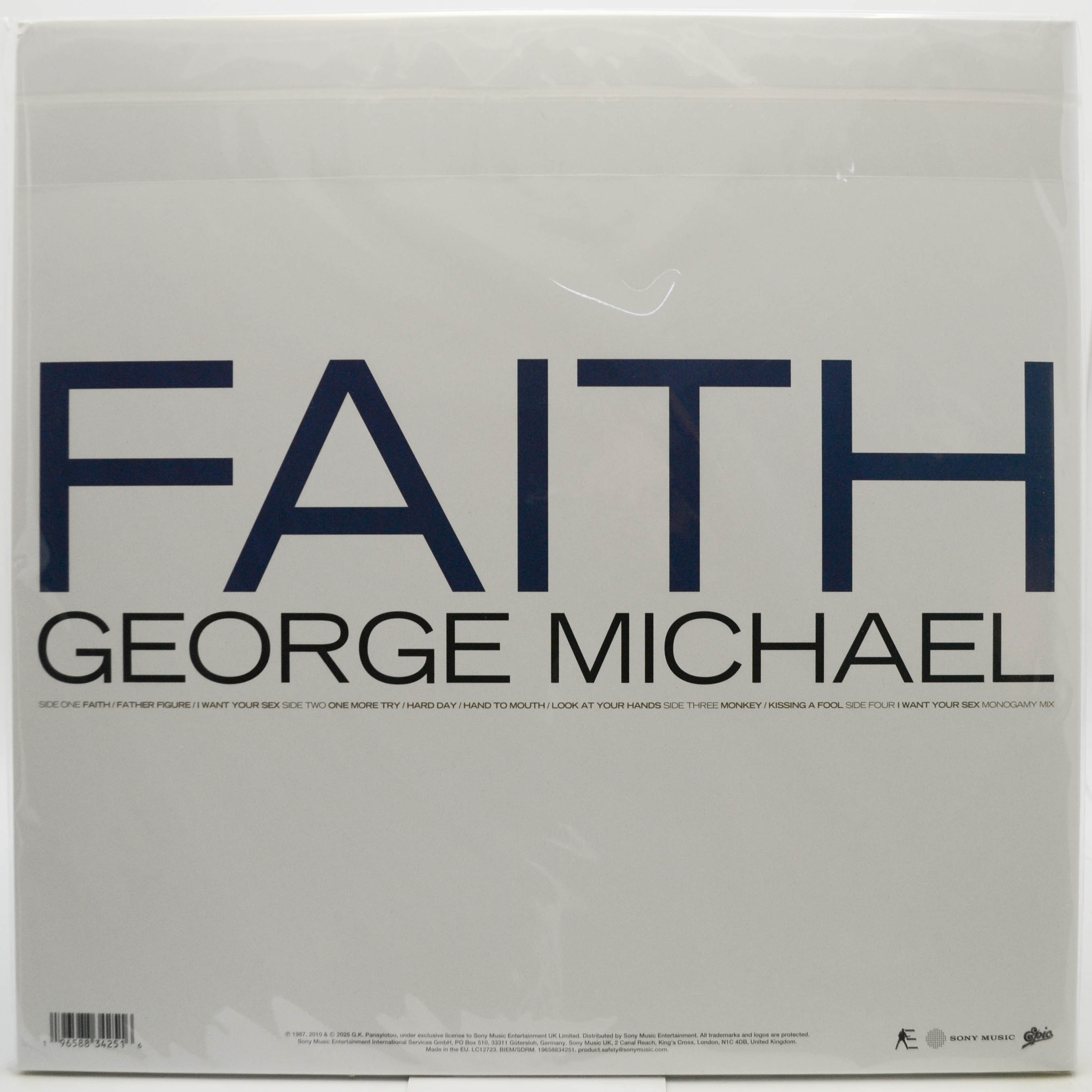 George Michael — Faith (2LP), 1987
