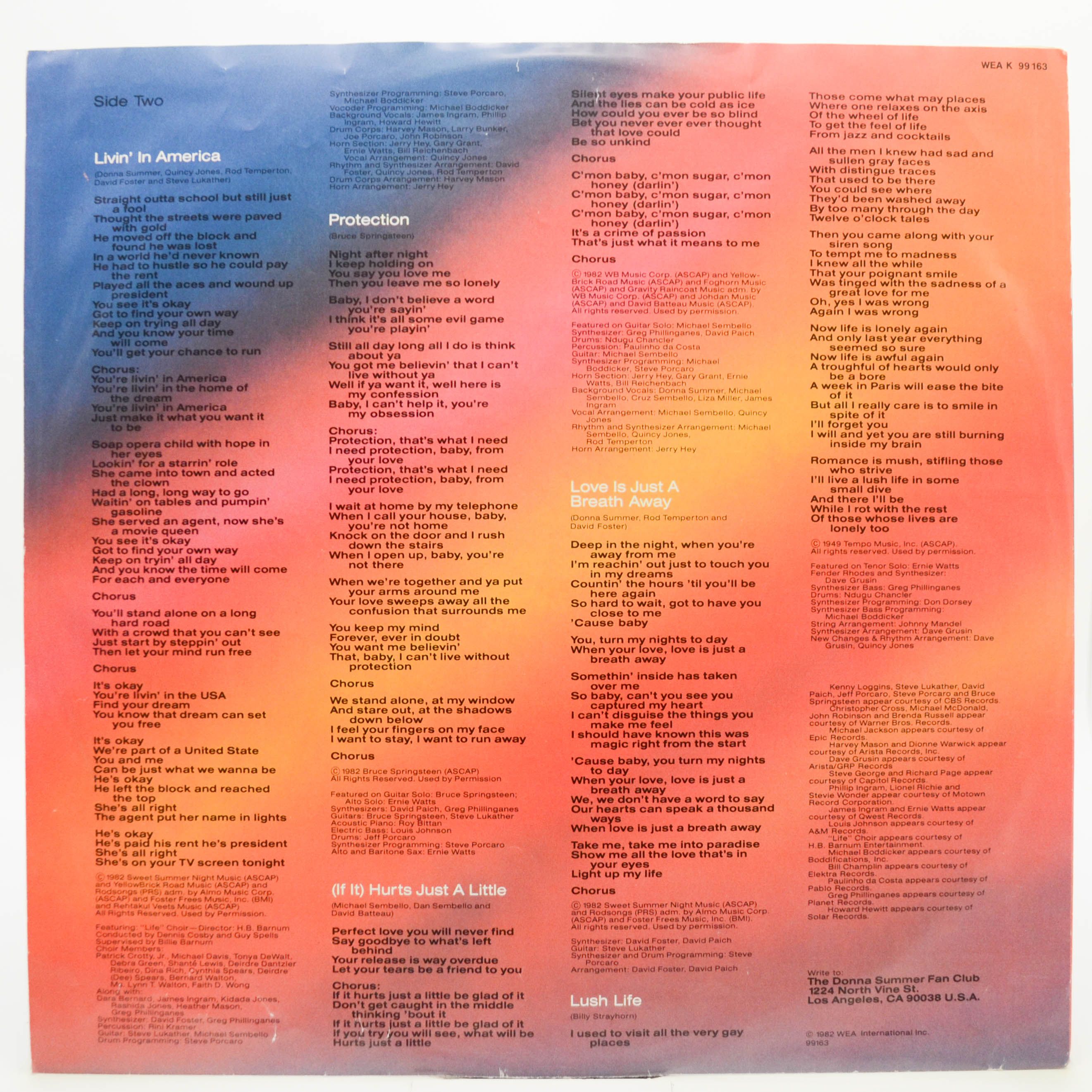 Donna Summer — Donna Summer, 1982