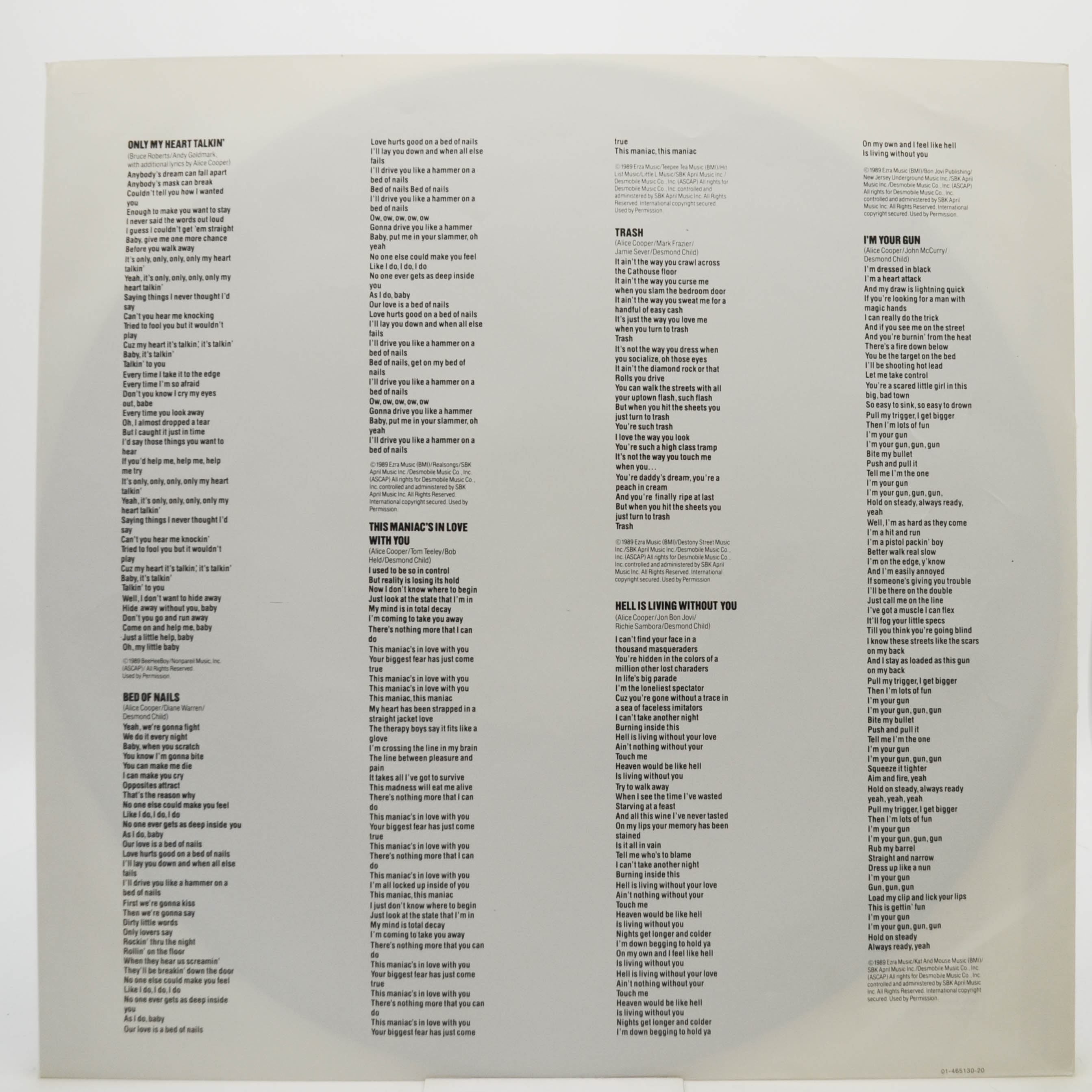 Alice Cooper — Trash, 1989