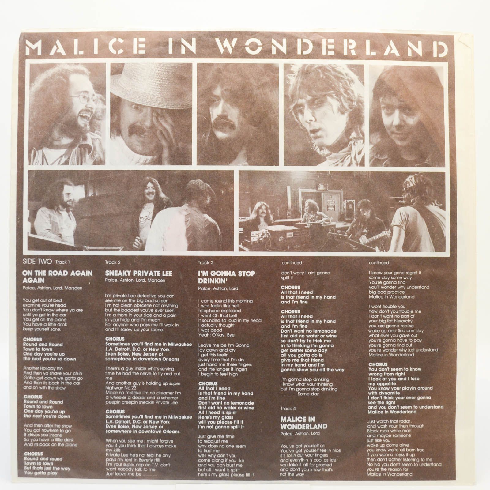 Paice Ashton Lord — Malice In Wonderland, 1977
