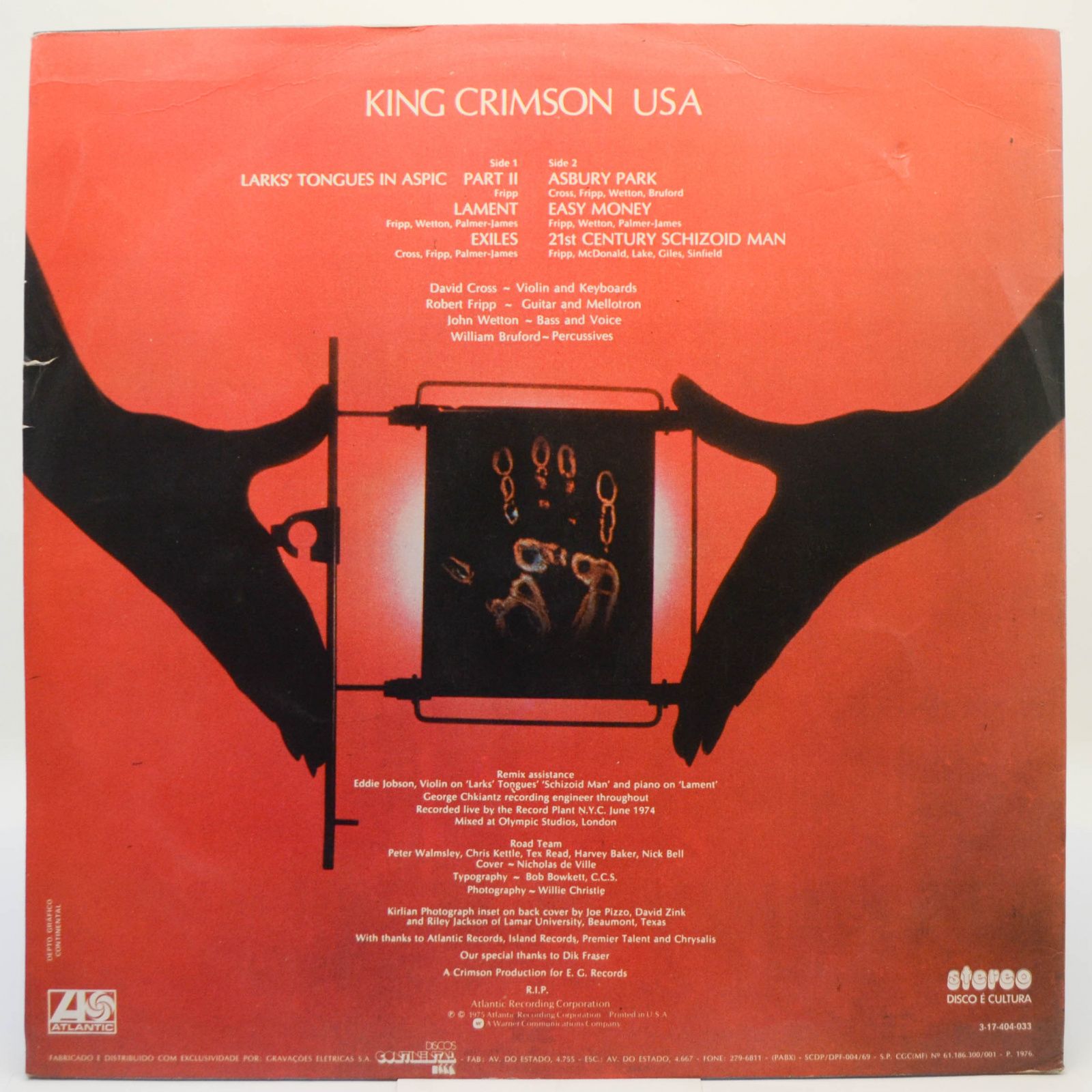 King Crimson — USA, 1976