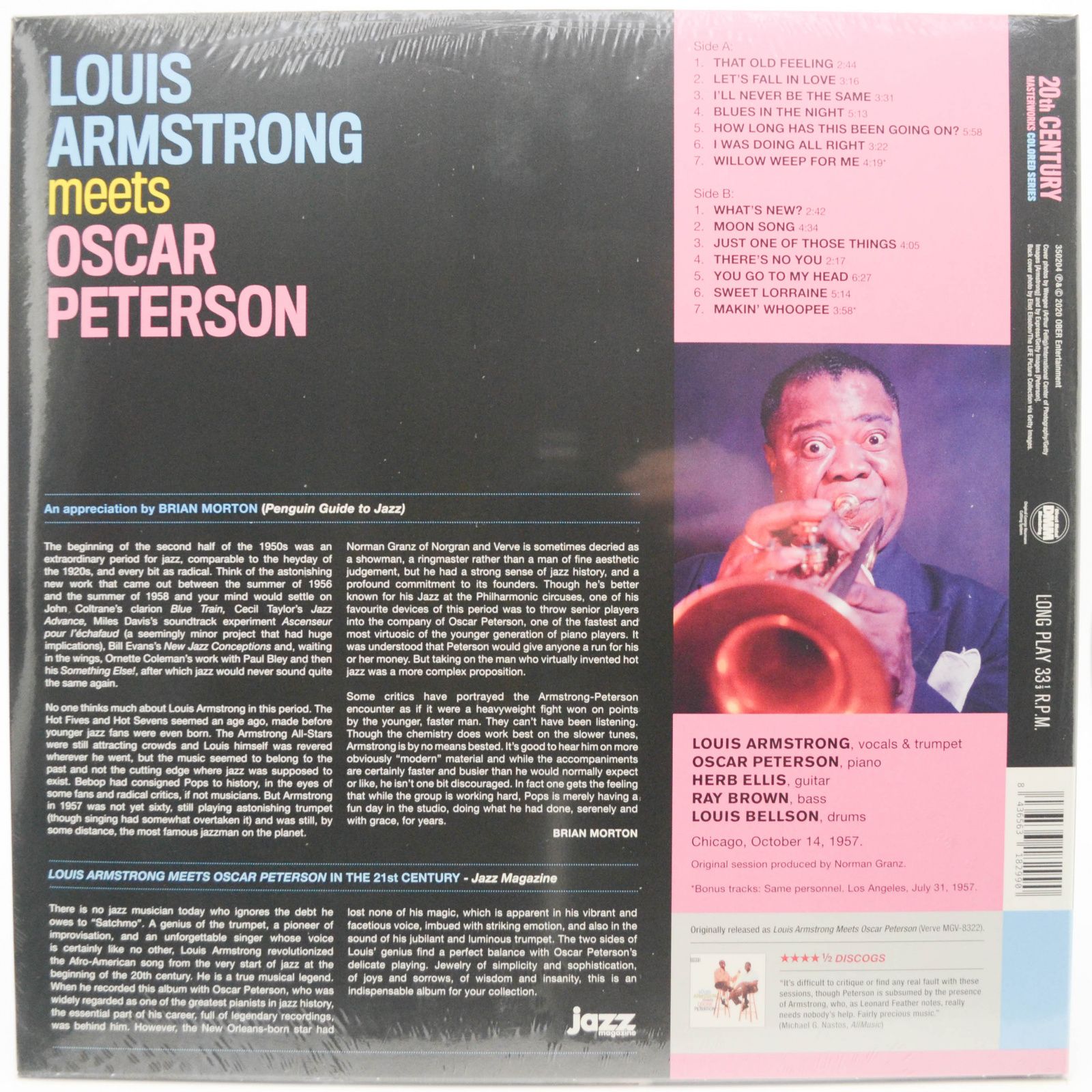 Louis Armstrong, Oscar Peterson — Louis Armstrong Meets Oscar Peterson, 1959