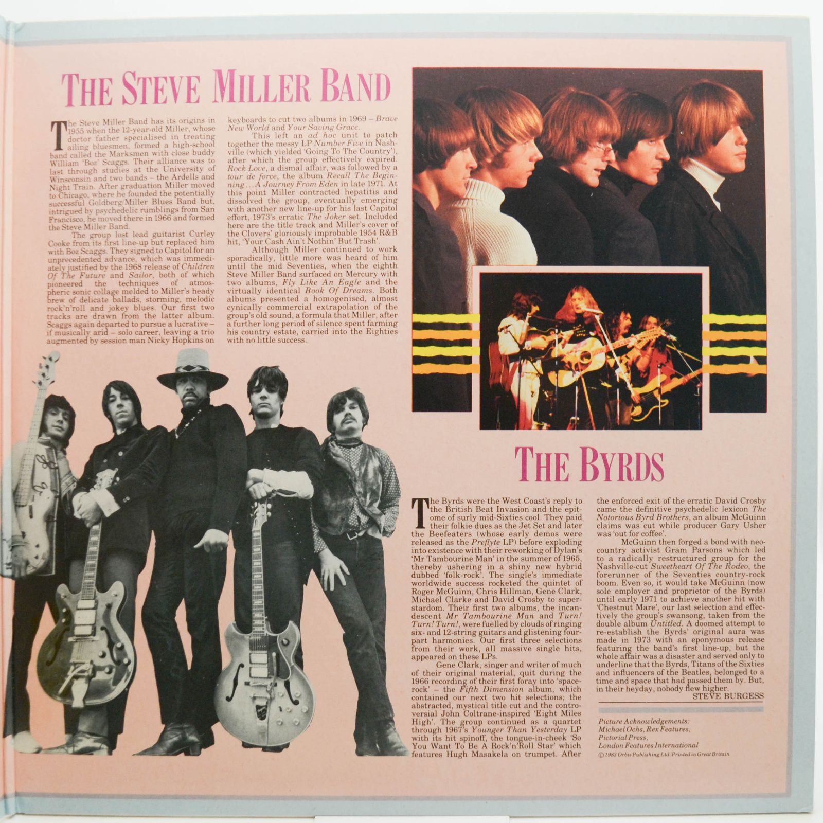 Mamas & The Papas / The Lovin' Spoonful / The Steve Miller Band / The Byrds — The History Of Rock (Volume Thirteen) (2LP, UK), 1983