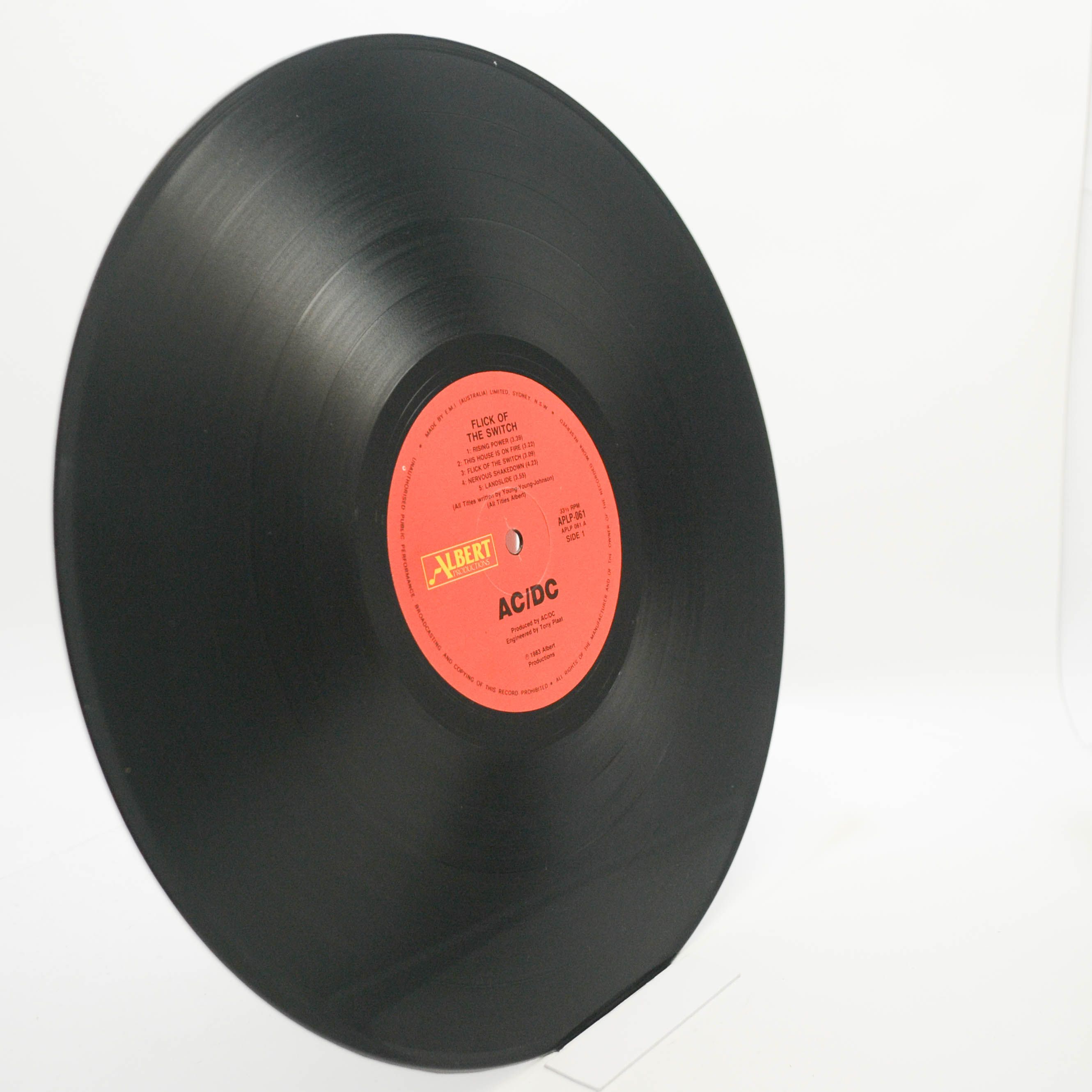 AC/DC — Flick Of The Switch (1-st, Australia), 1983