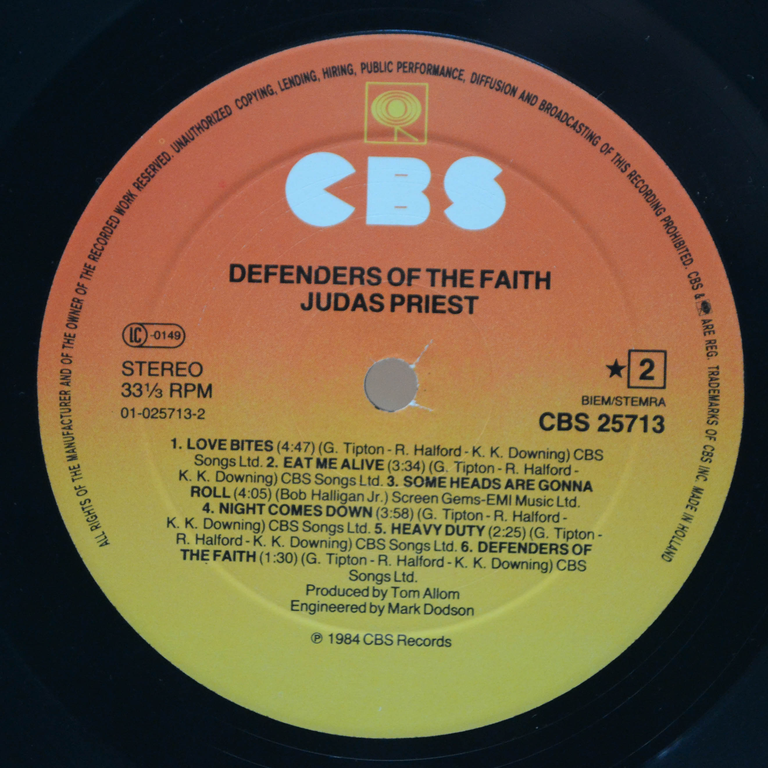 Judas Priest — Defenders Of The Faith, 1984