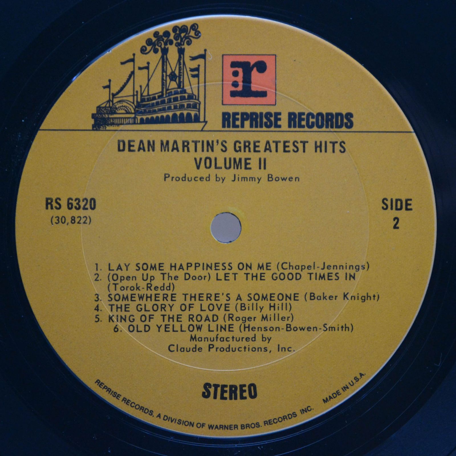 Dean Martin — Dean Martin's Greatest Hits! Volume 2 (USA), 1968