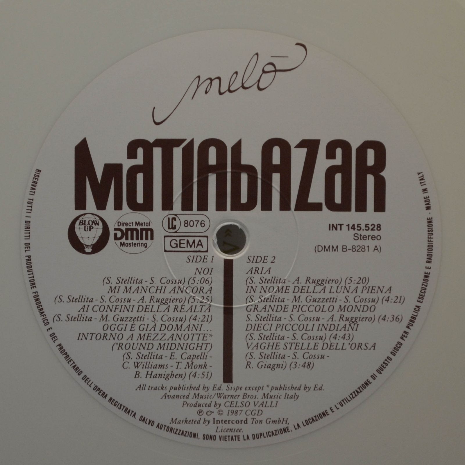 Matiabazar — Meló, 1987