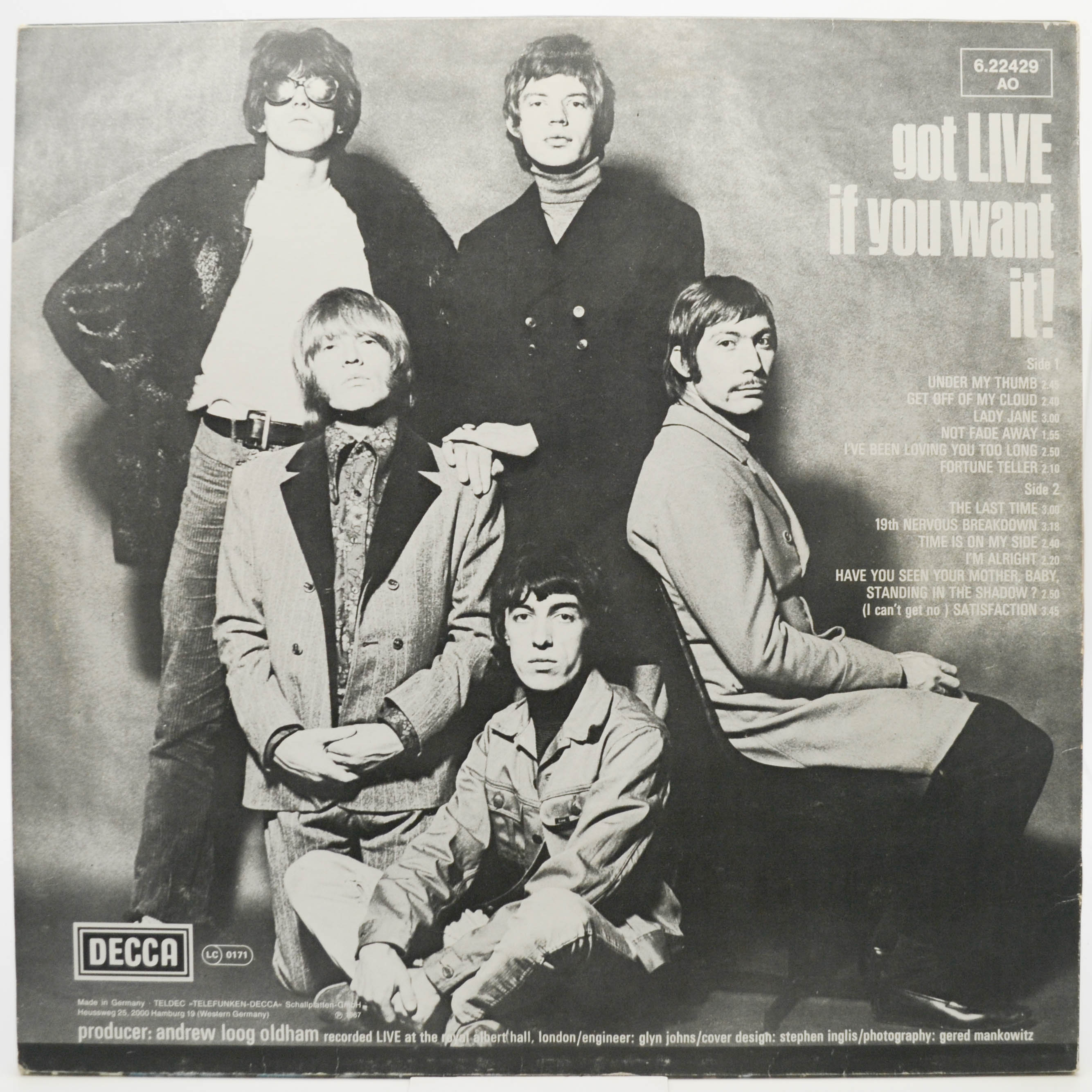 Rolling Stones — Got Live If You Want It!, 1966
