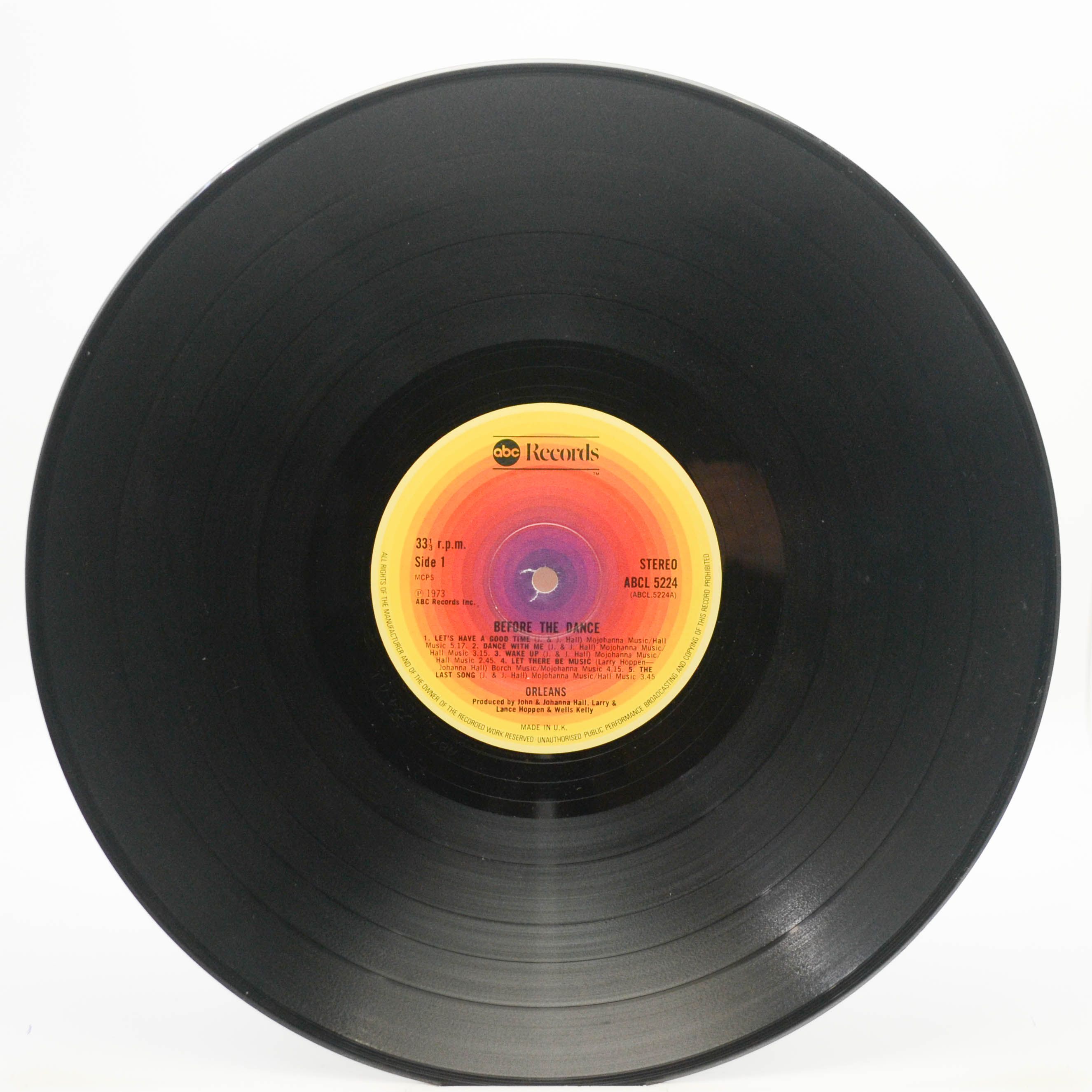 Виниловая пластинка Orleans — Before The Dance (UK), 1977