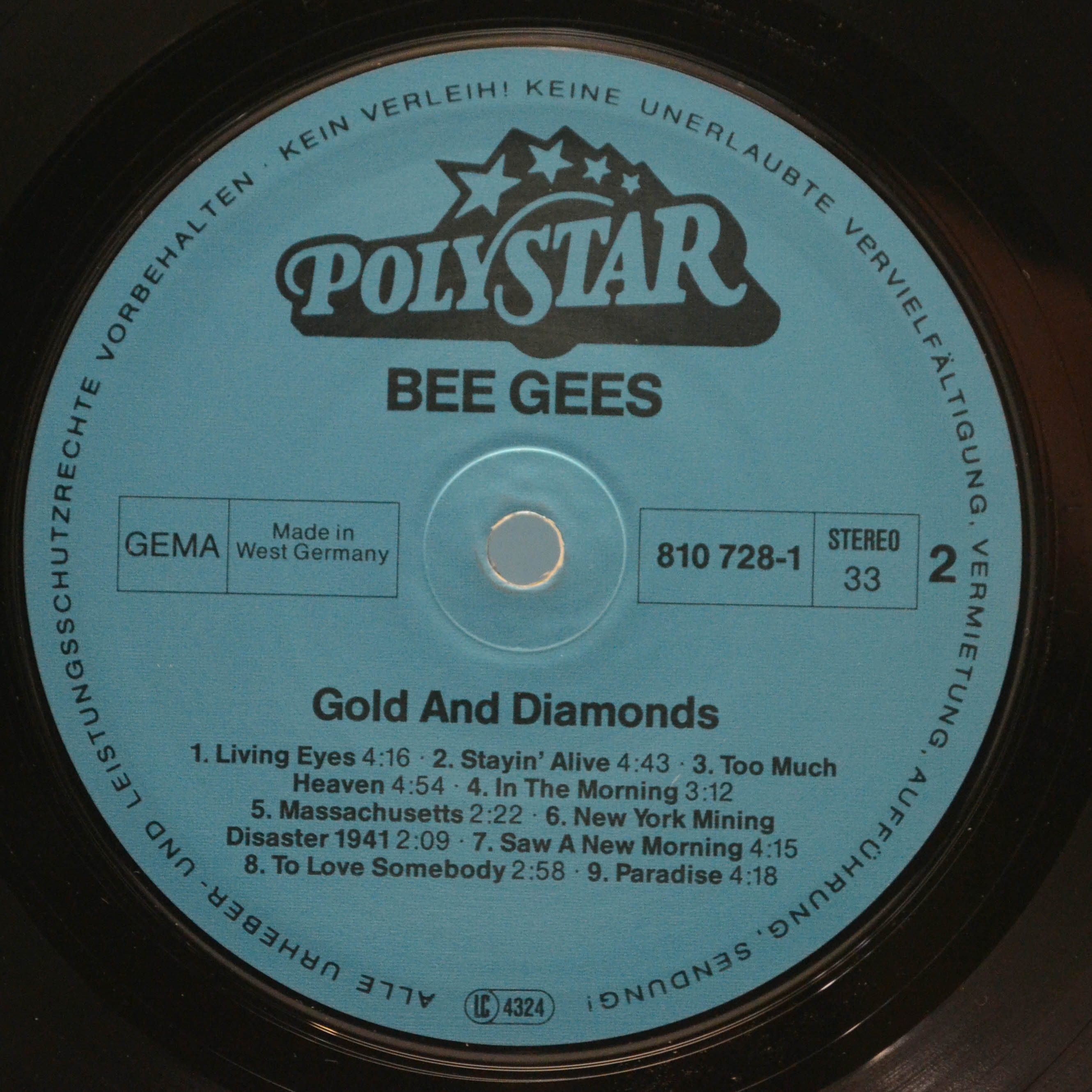 Bee Gees — Gold & Diamonds, 1983