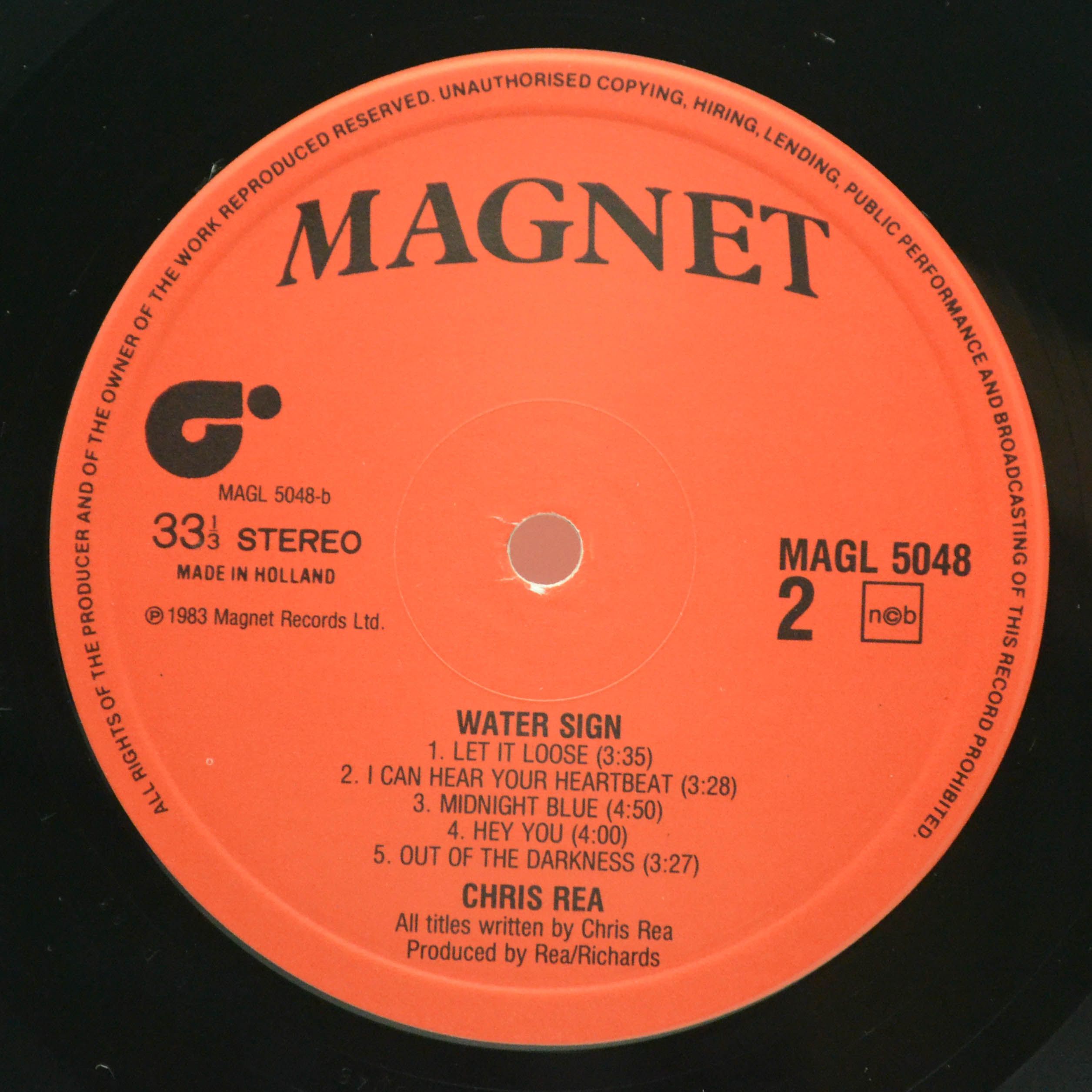 Chris Rea — Water Sign, 1983