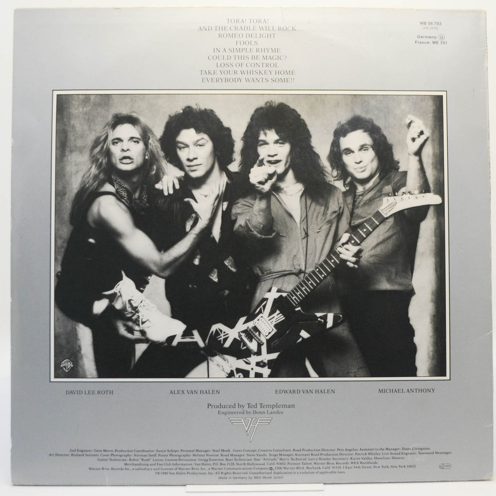 Van Halen — Women And Children First, 1980