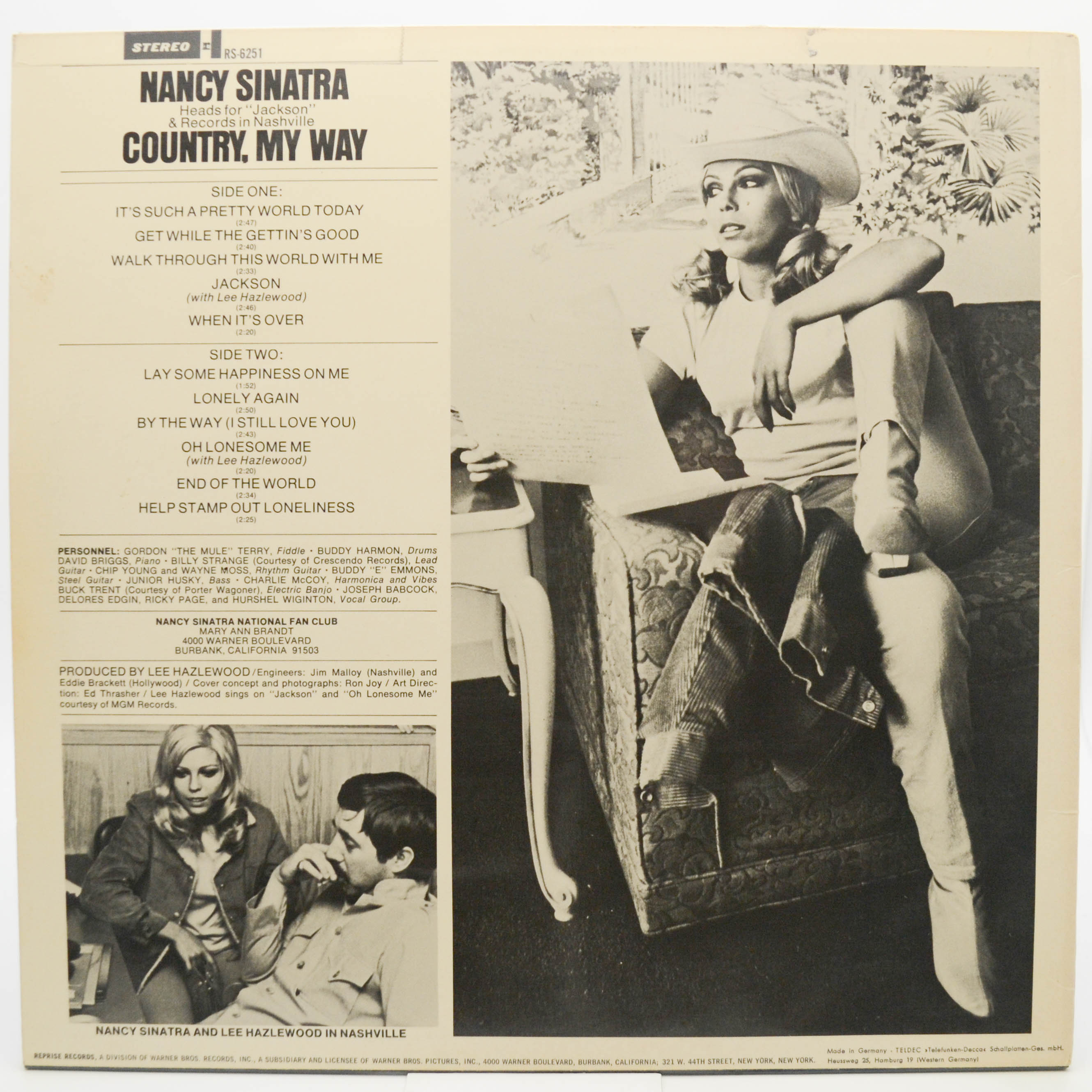 Nancy Sinatra — Country, My Way, 1967