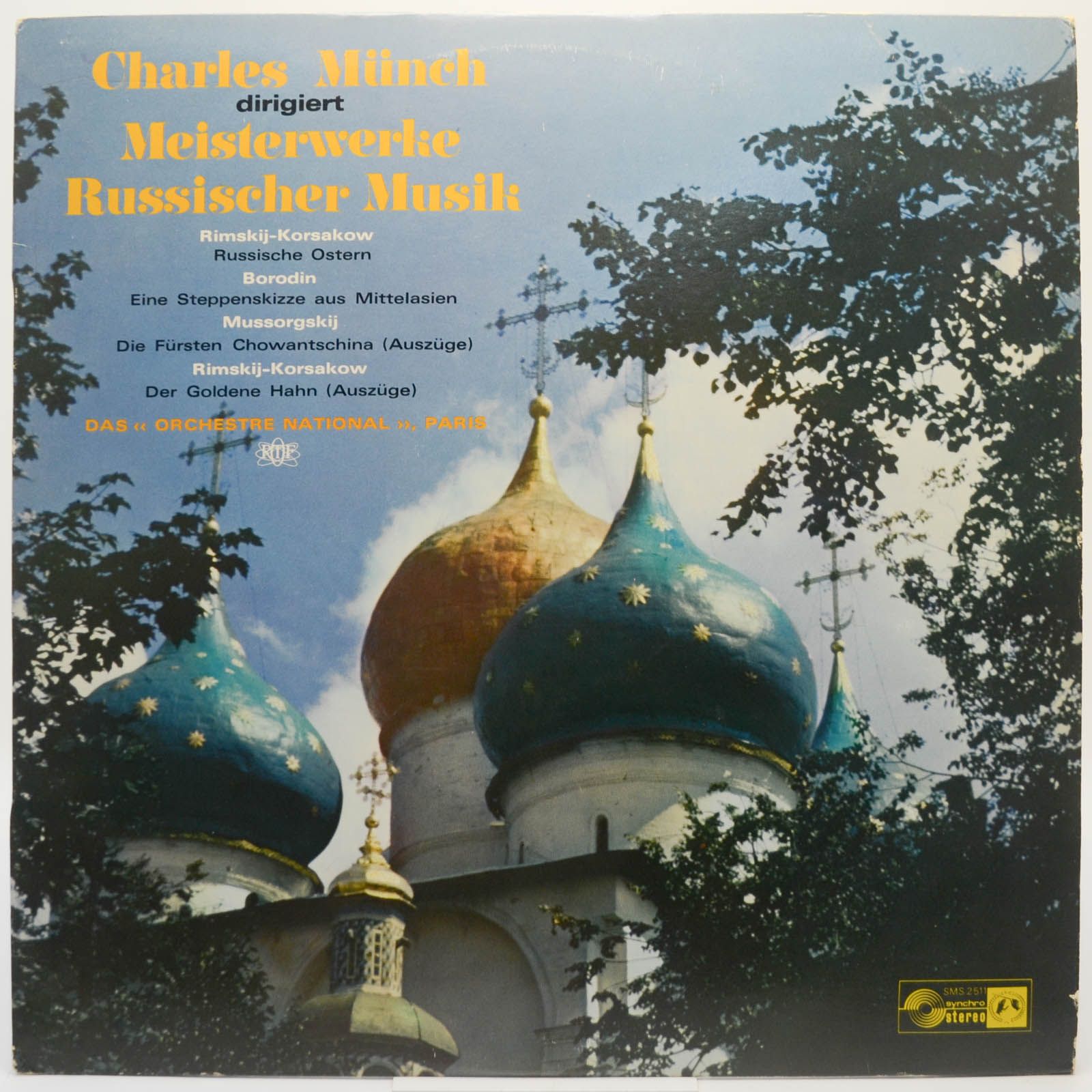 Charles Münch - Das "Orchestre National", Paris — Meisterwerke Russicher Musik,