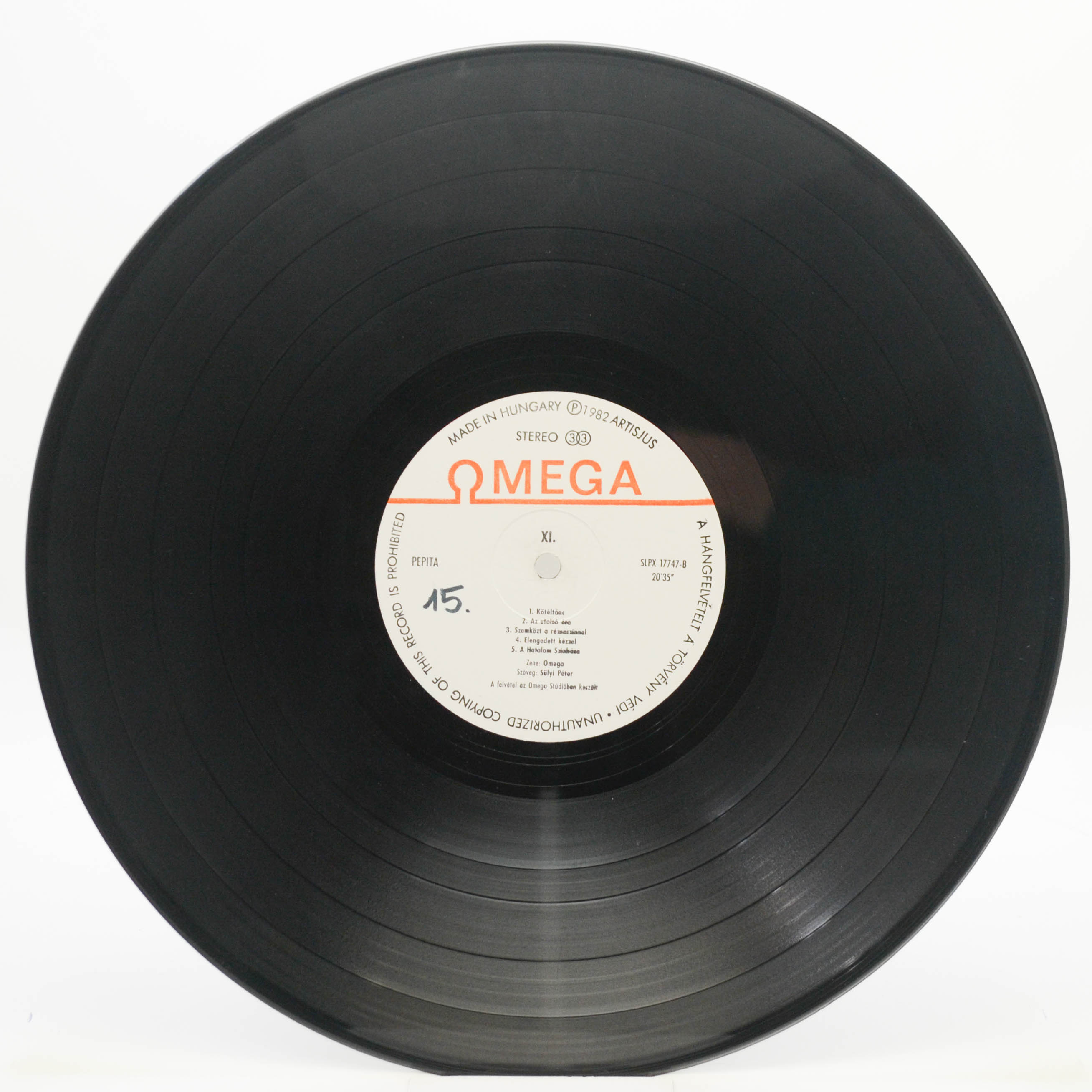 Omega — XI. (1-st, Hungary), 1982