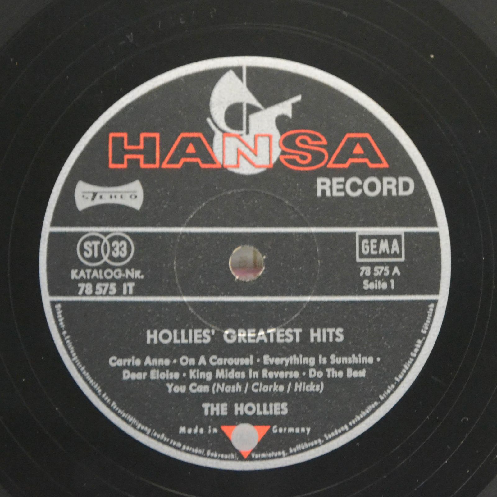 Hollies — Hollies' Greatest Hits, 1968