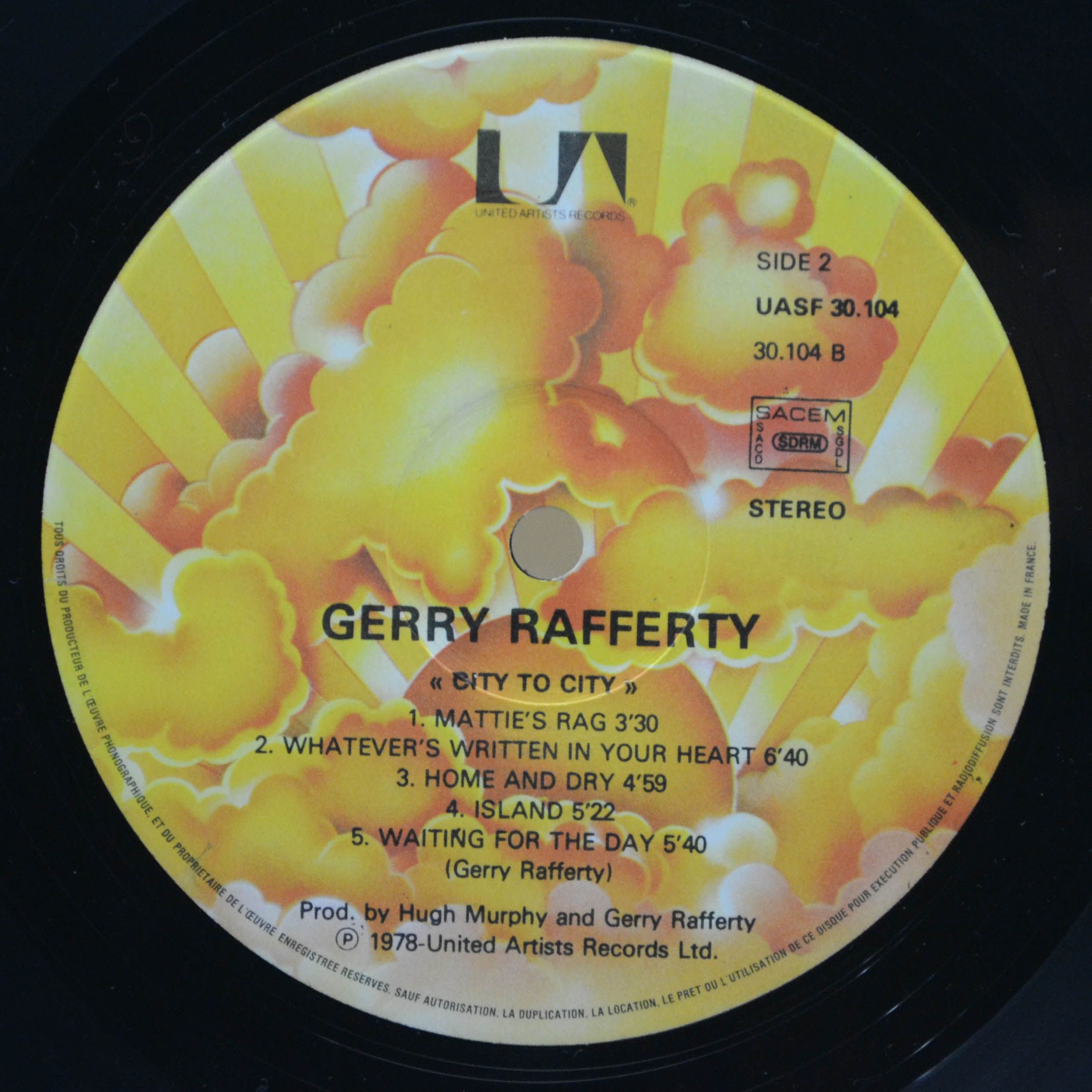 Gerry Rafferty — City To City, 1978