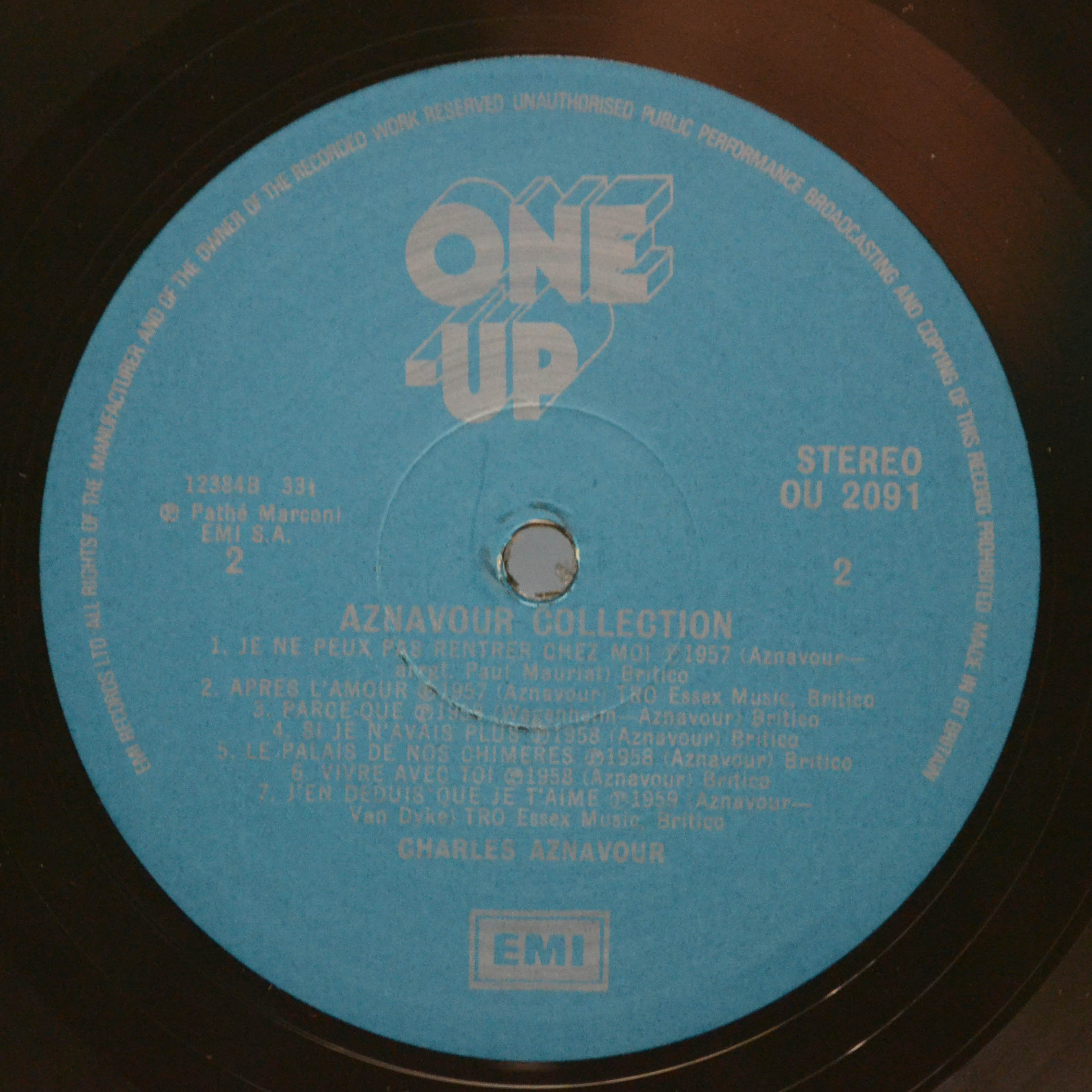 Charles Aznavour — Aznavour Collection (UK), 1975