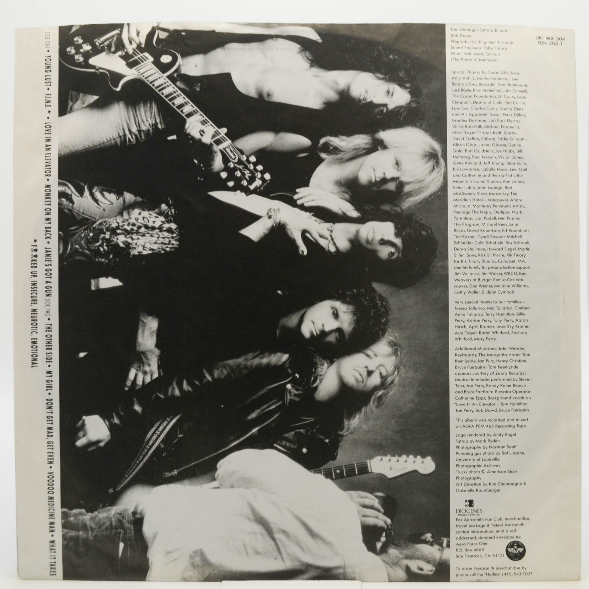 Виниловая пластинка Aerosmith — Pump, 1989