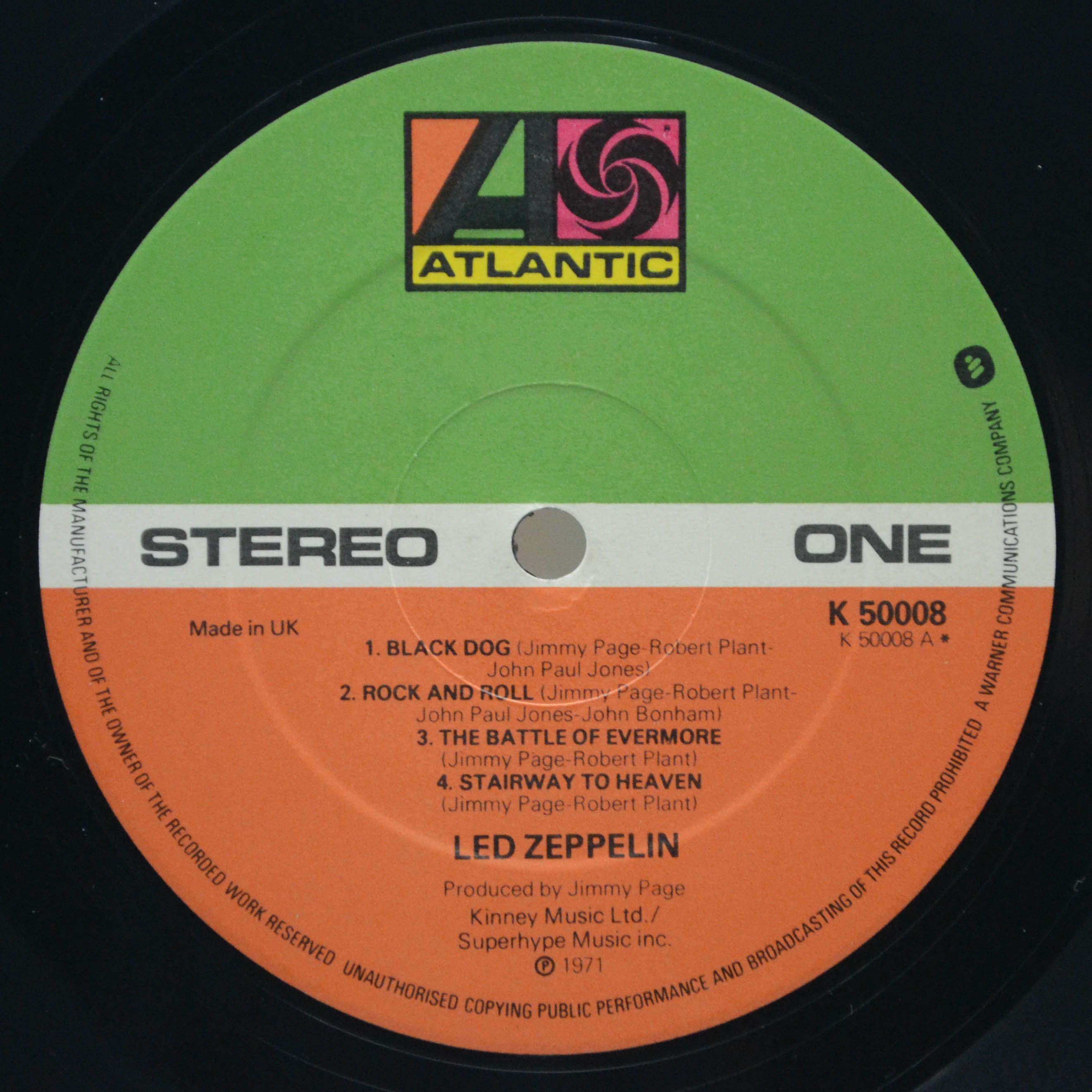 Led Zeppelin — Untitled (UK), 1971