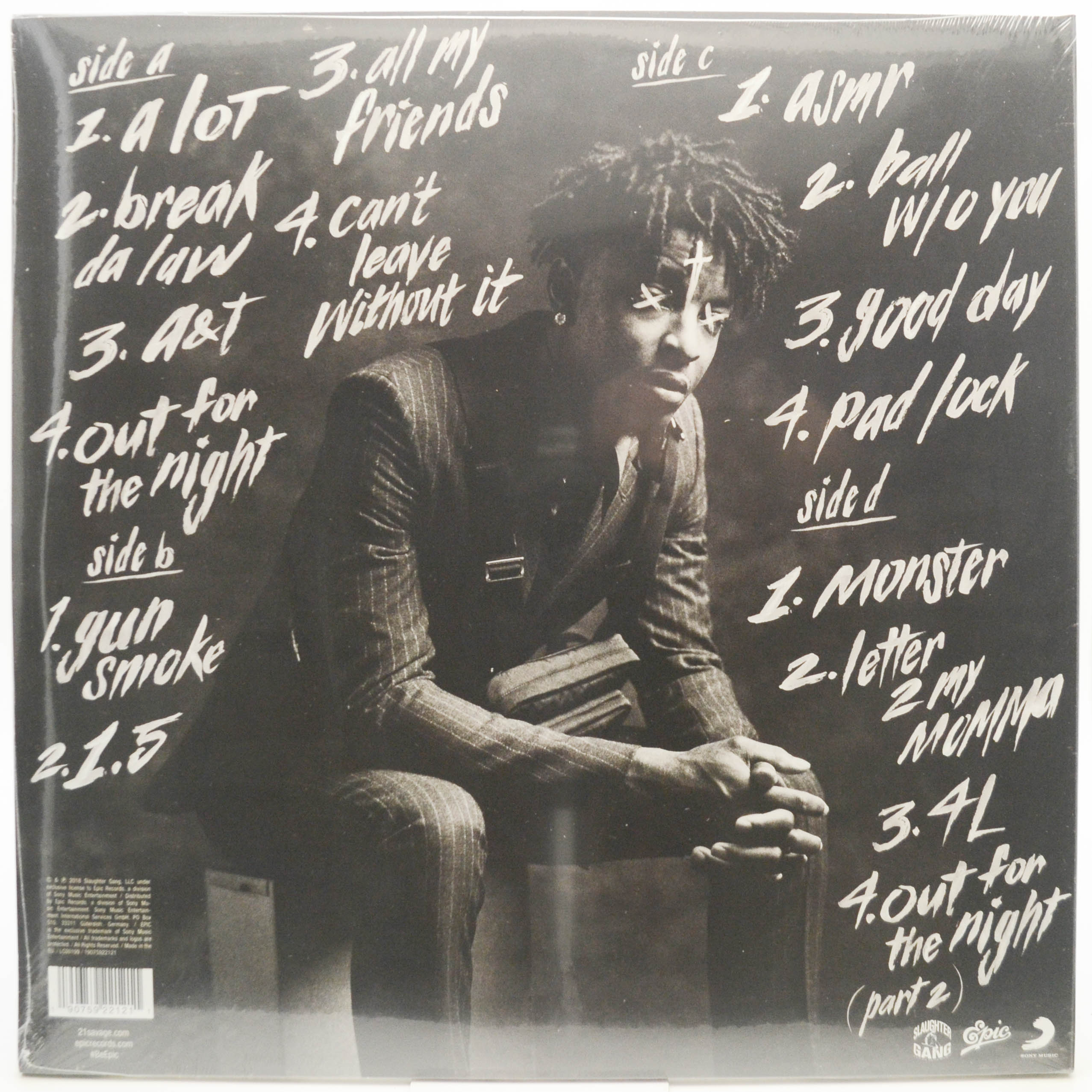 Виниловая пластинка 21 Savage — I Am > I Was (2LP), 2018