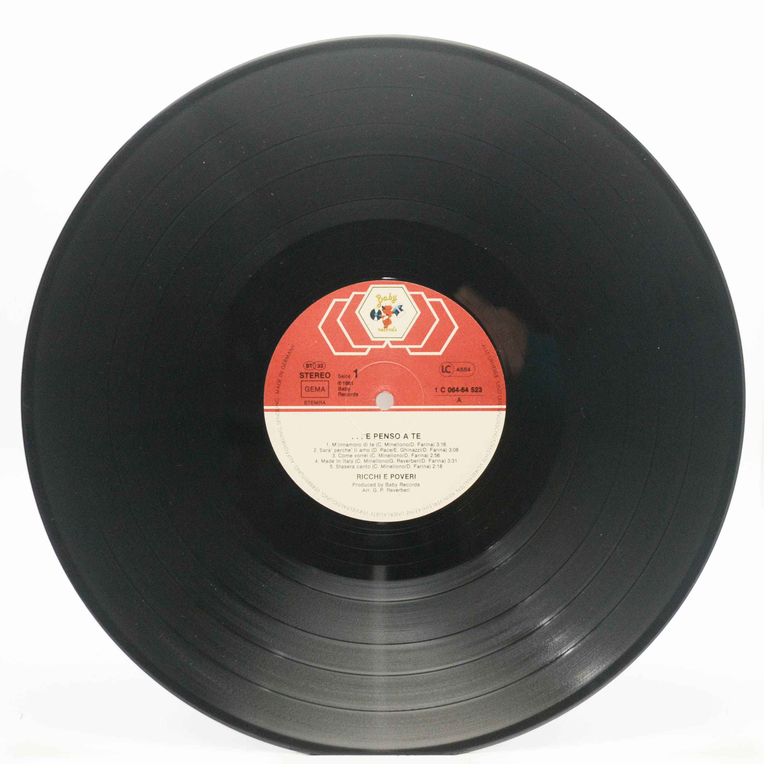 Ricchi E Poveri — ...E Penso A Te, 1981