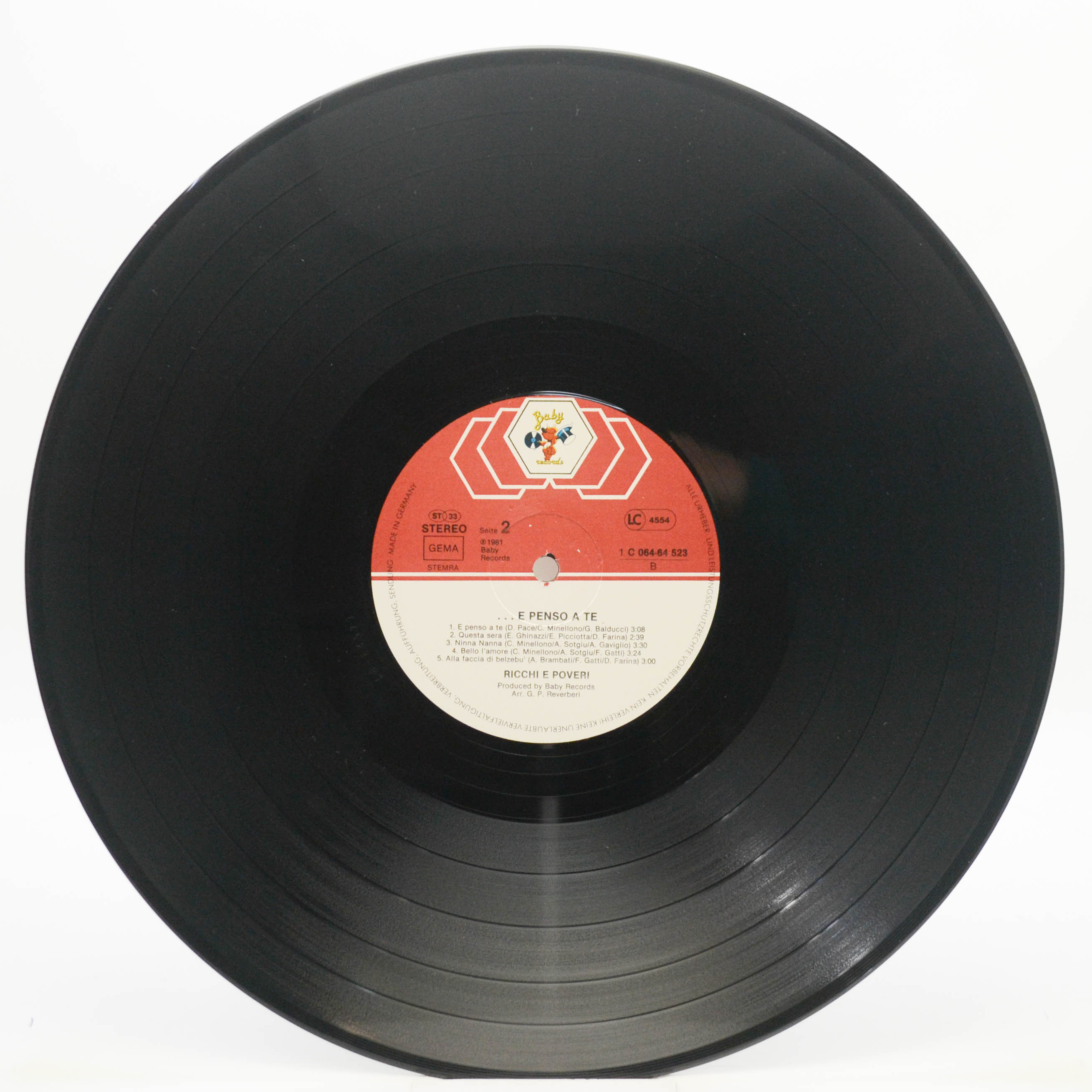 Ricchi E Poveri — ...E Penso A Te, 1981